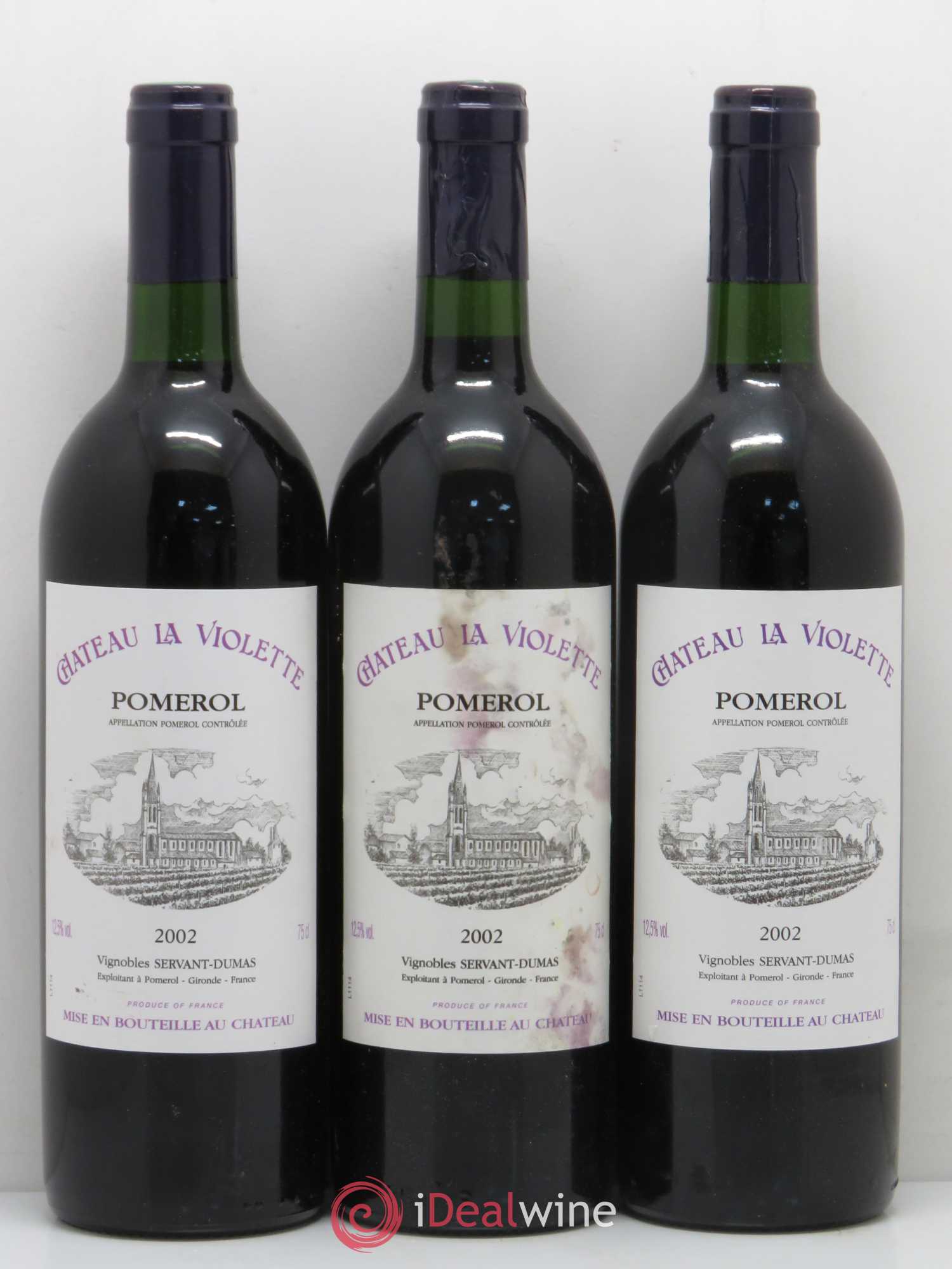 Château la Violette 2002 - Lot de 12 bouteilles - 3