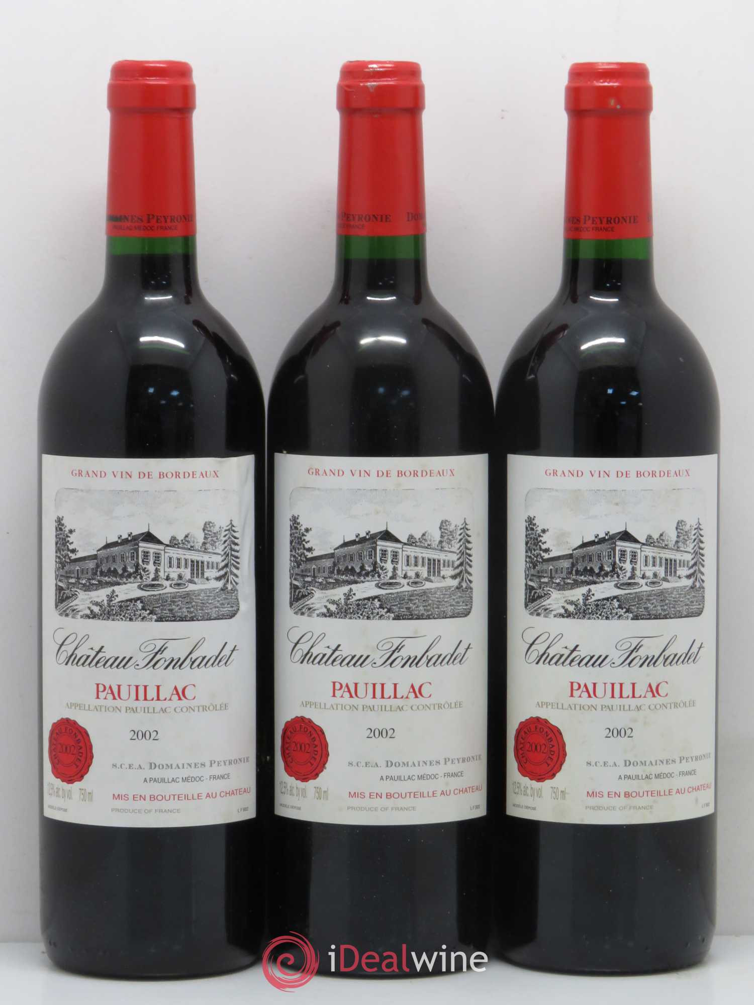 Château Fonbadet 2002 - Lot de 12 bouteilles - 2