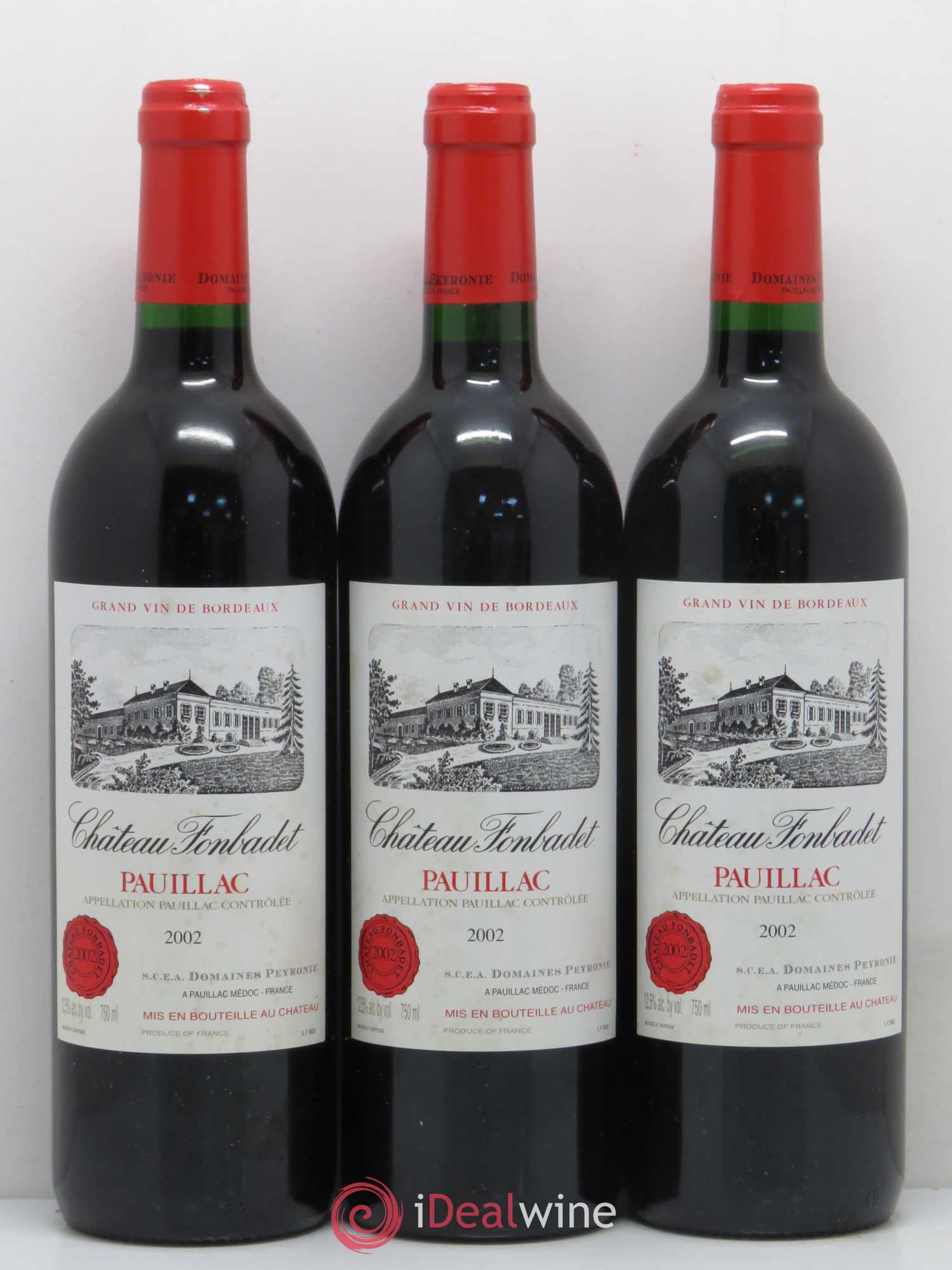Château Fonbadet 2002 - Lot de 12 bouteilles - 3
