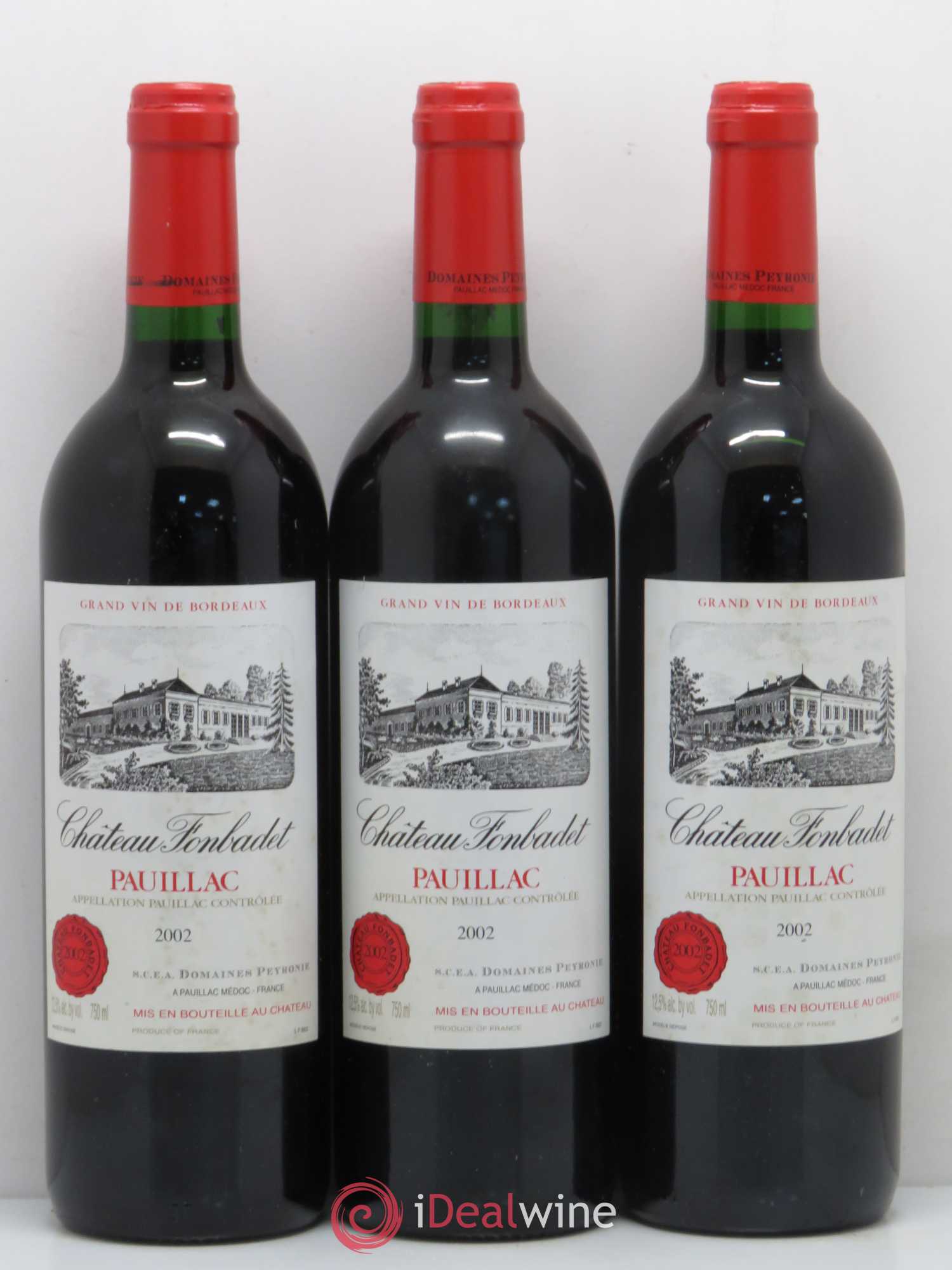 Château Fonbadet 2002 - Lot de 12 bouteilles - 4