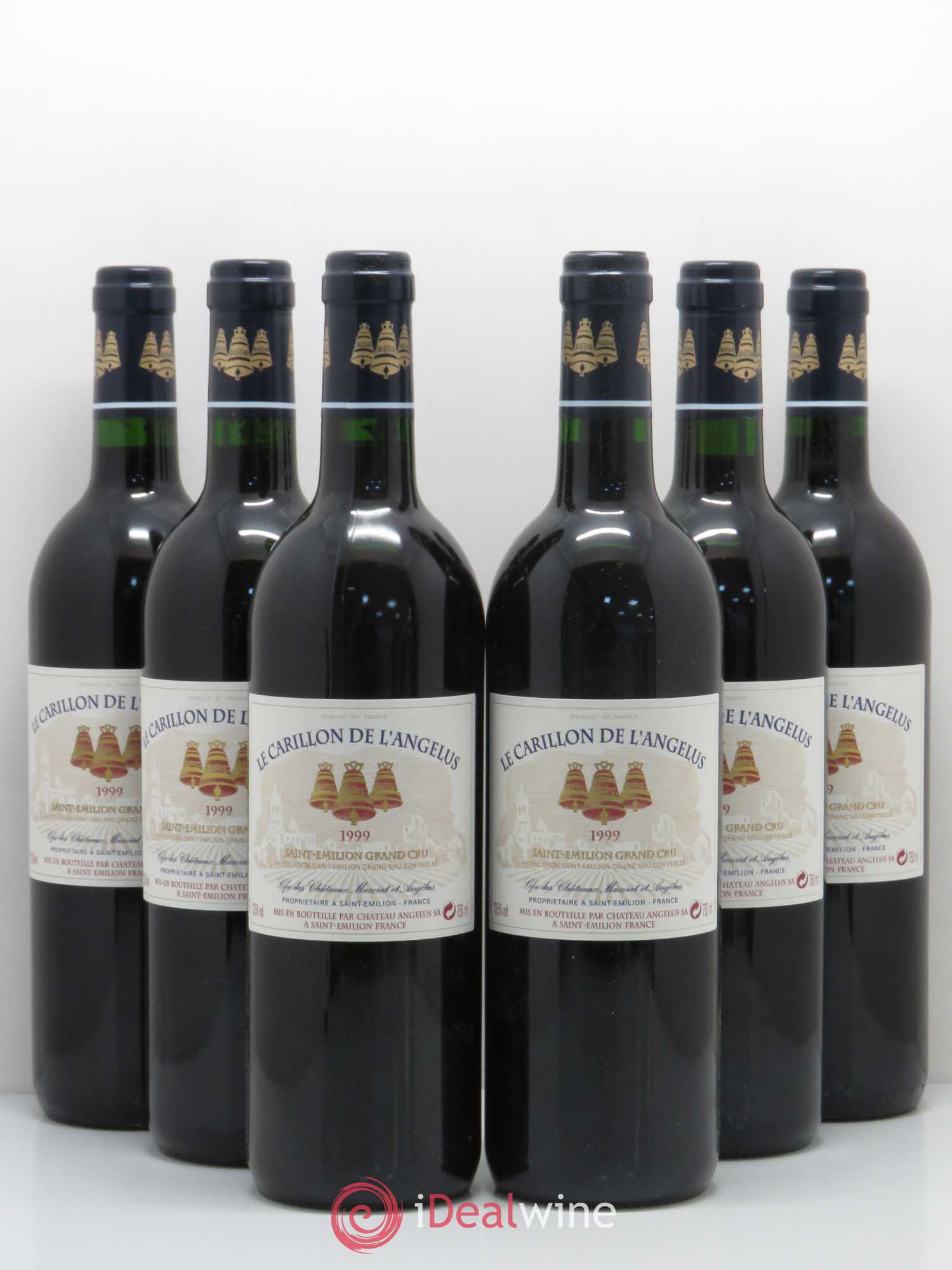 Le Carillon de l'Angélus Second Vin 1999 - Lot de 6 bouteilles - 0
