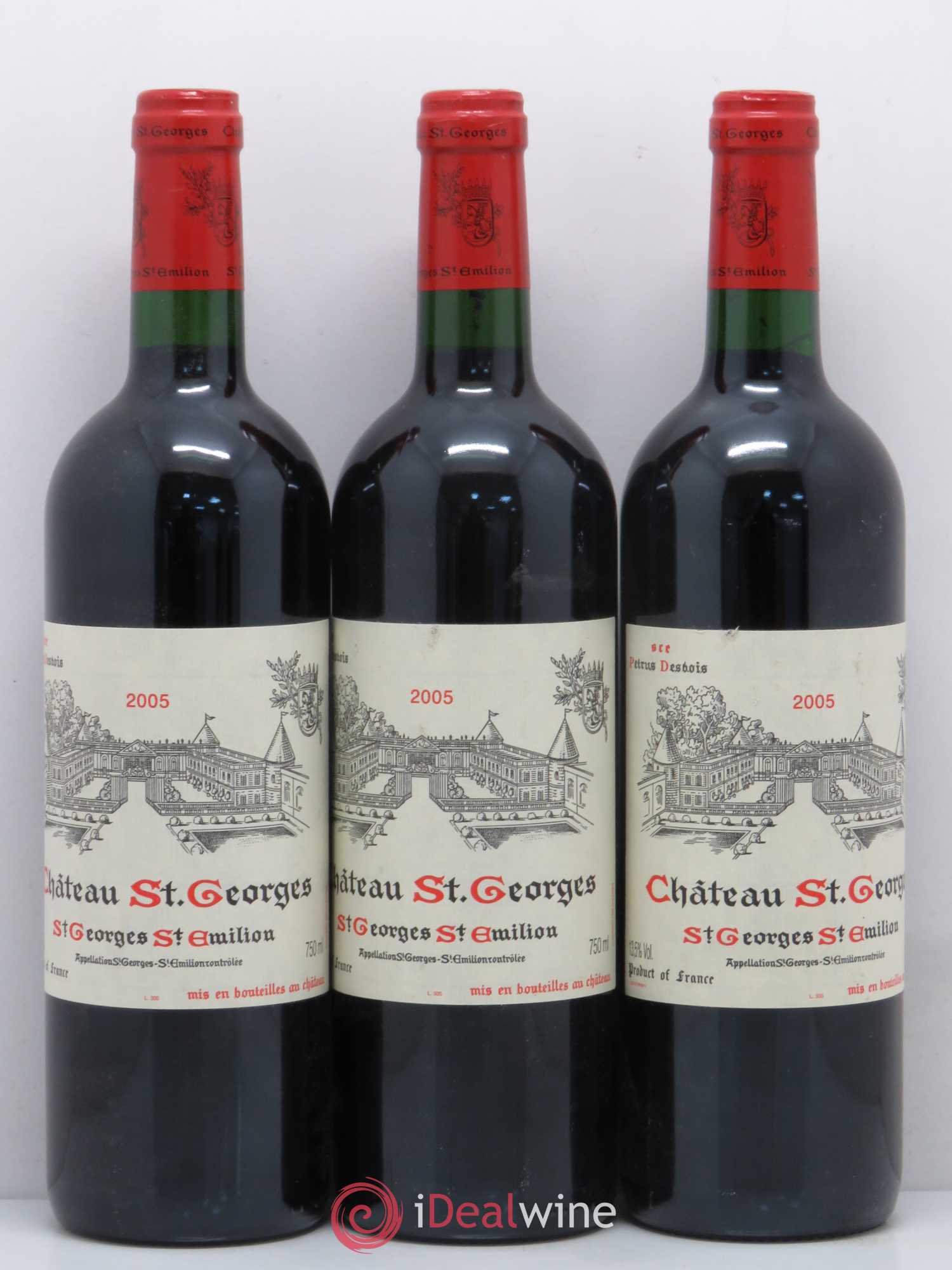 Bordeaux Château Saint-Georges Saint-Georges Saint-Emilion 2005 - Posten von 6 Flaschen - 1
