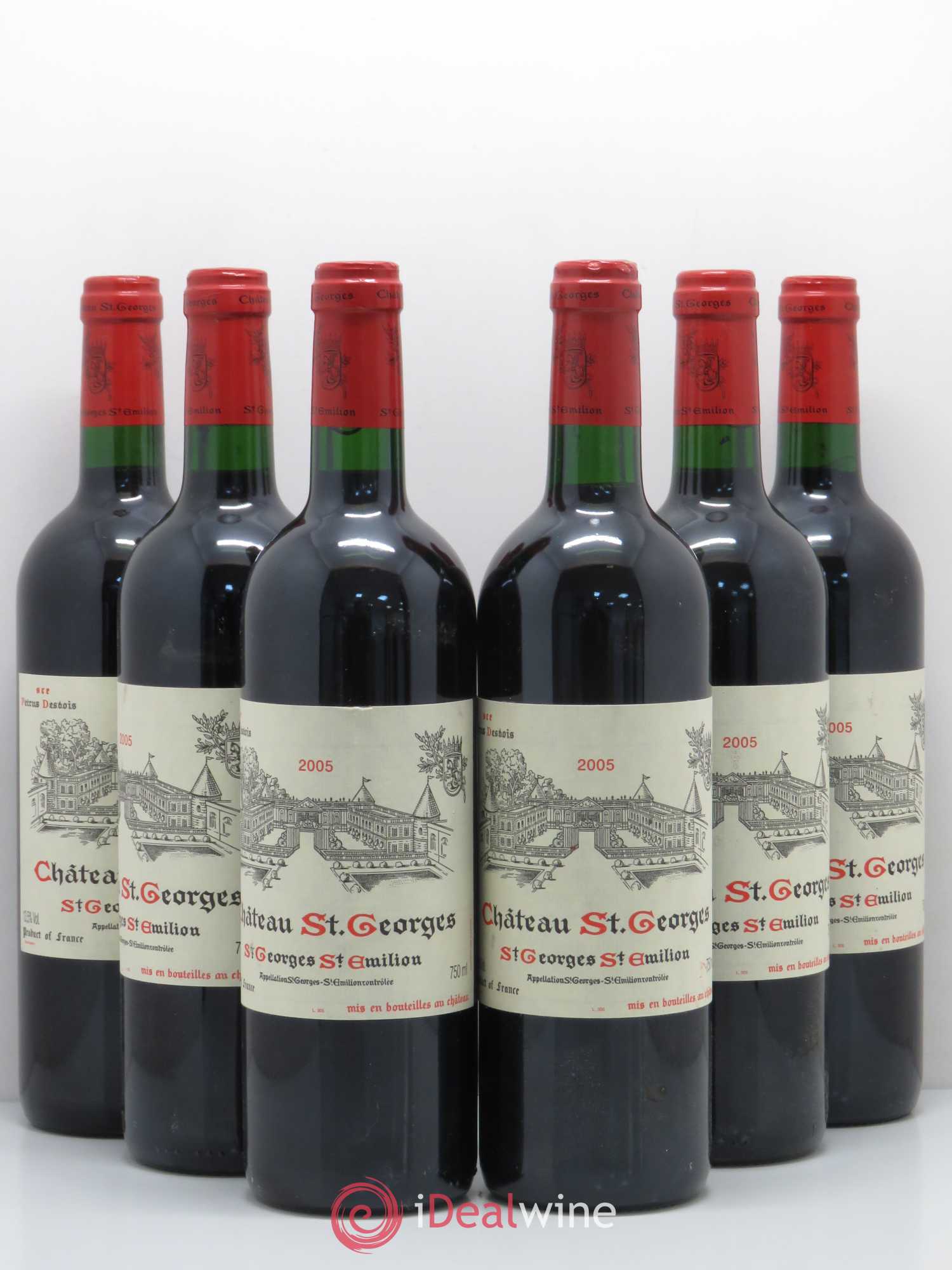 Bordeaux Château Saint-Georges Saint-Georges Saint-Emilion 2005 - Posten von 6 Flaschen - 0