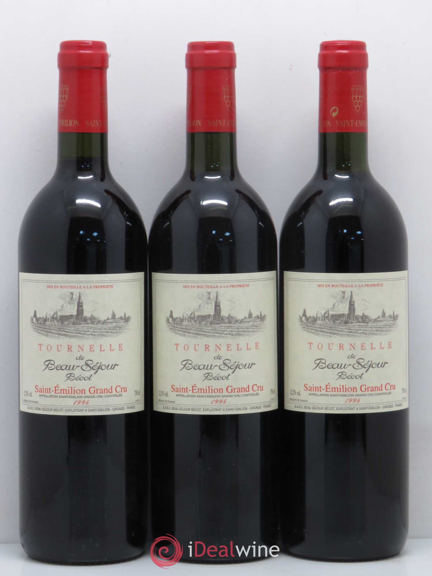 Saint-Émilion La Tournelle de Beau-Séjour Bécot 1994 - Posten von 12 Flaschen - 1