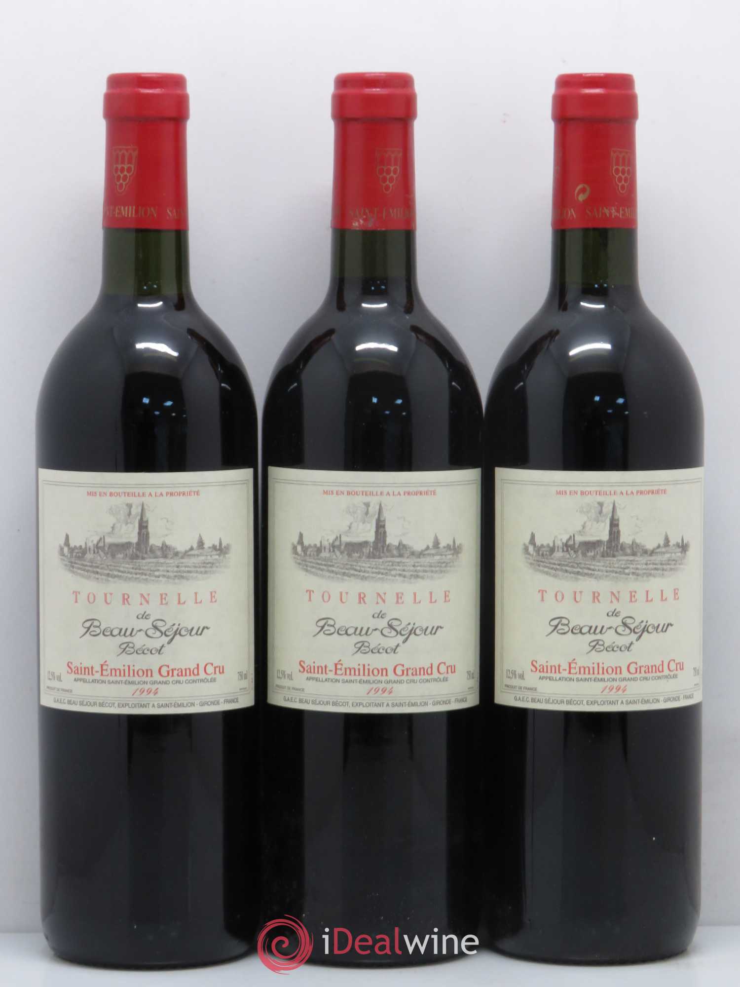 Saint-Émilion La Tournelle de Beau-Séjour Bécot 1994 - Posten von 12 Flaschen - 2