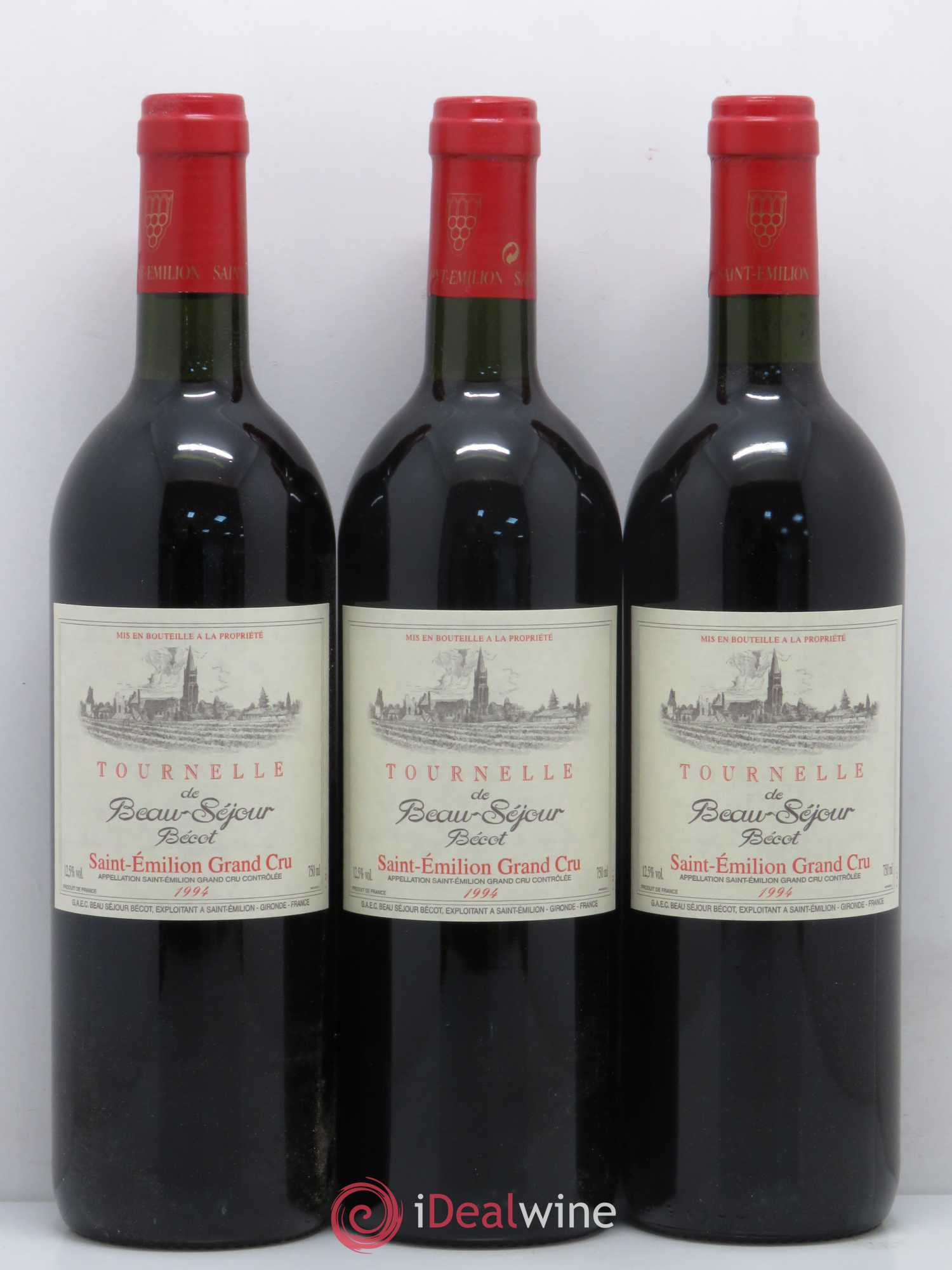 Saint-Émilion La Tournelle de Beau-Séjour Bécot 1994 - Posten von 12 Flaschen - 3