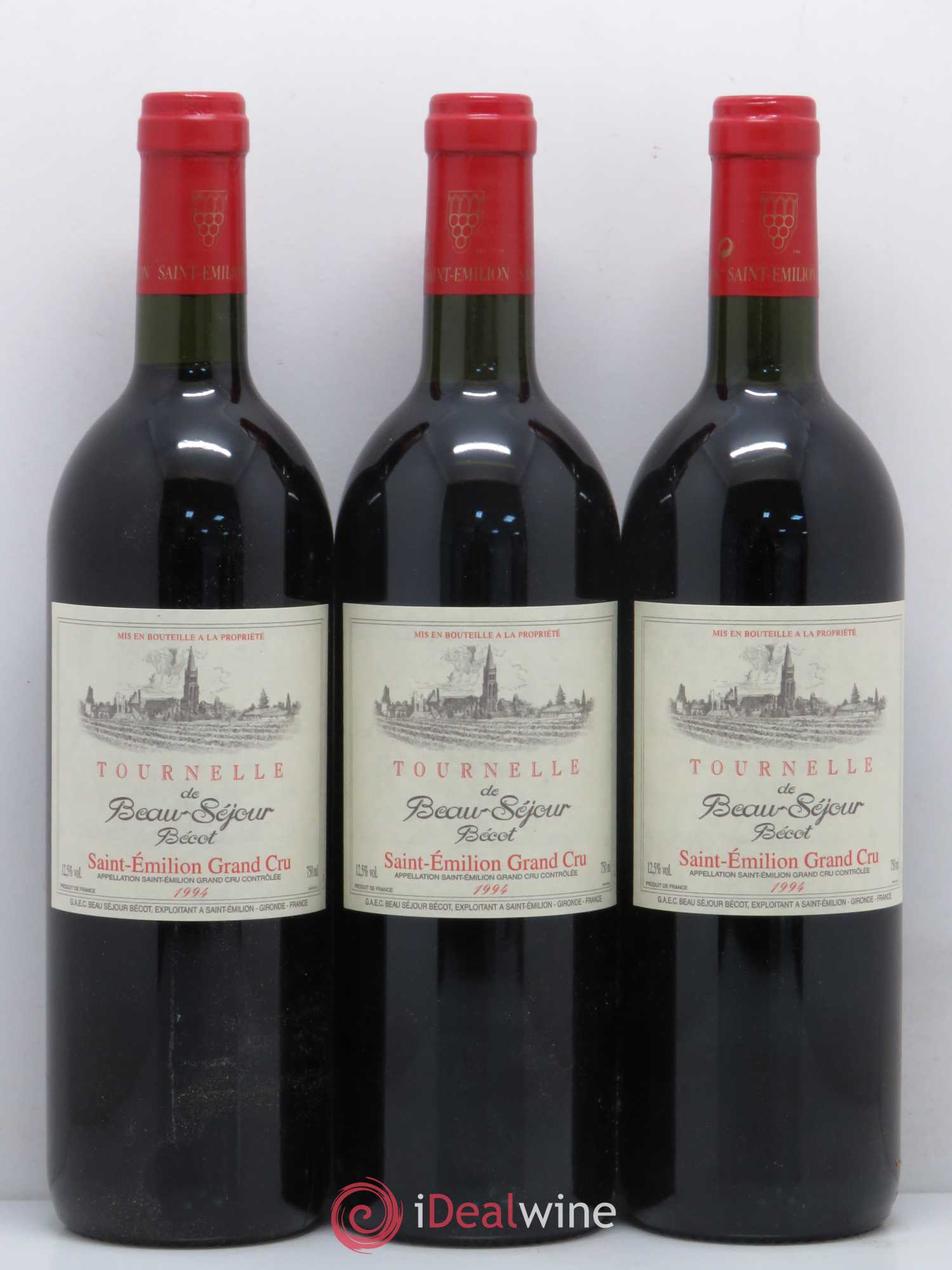 Saint-Émilion La Tournelle de Beau-Séjour Bécot 1994 - Posten von 12 Flaschen - 4