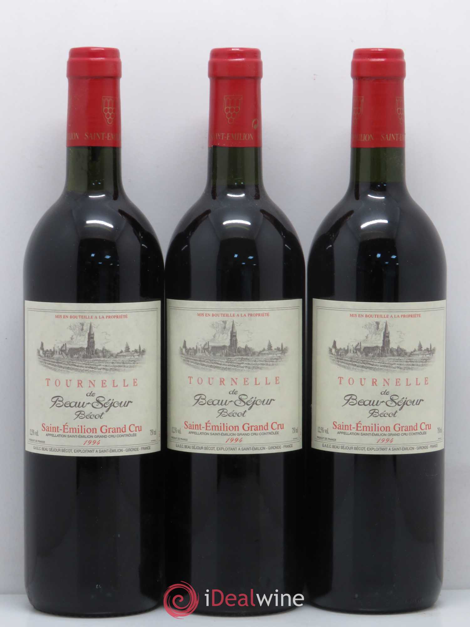 Saint-Émilion La Tournelle de Beau-Séjour Bécot 1994 - Posten von 12 Flaschen - 1