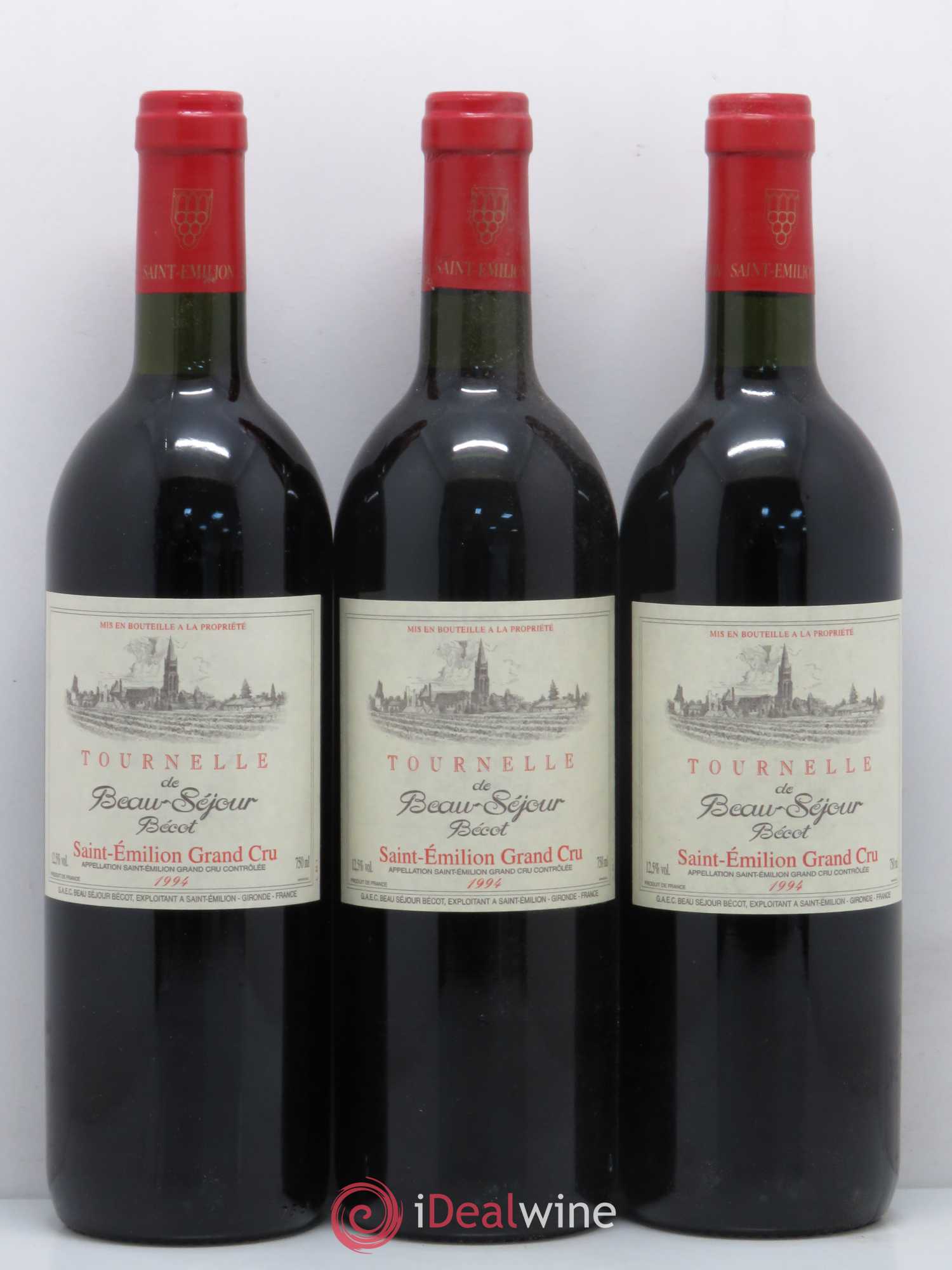Saint-Émilion La Tournelle de Beau-Séjour Bécot 1994 - Posten von 12 Flaschen - 4