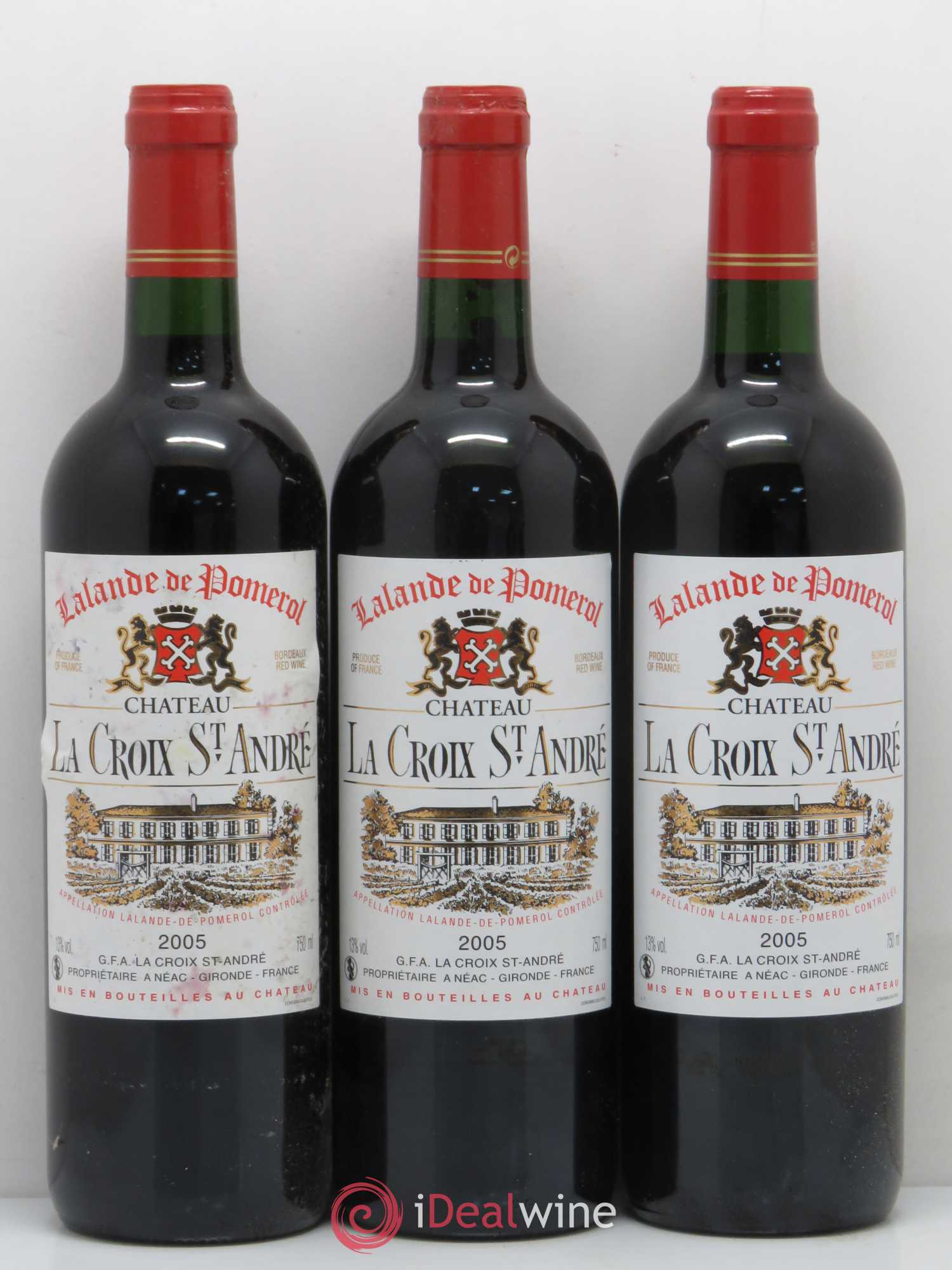 Bordeaux Lalande de Pomerol Château La Croix Saint André 2005 - Lot de 12 bouteilles - 4