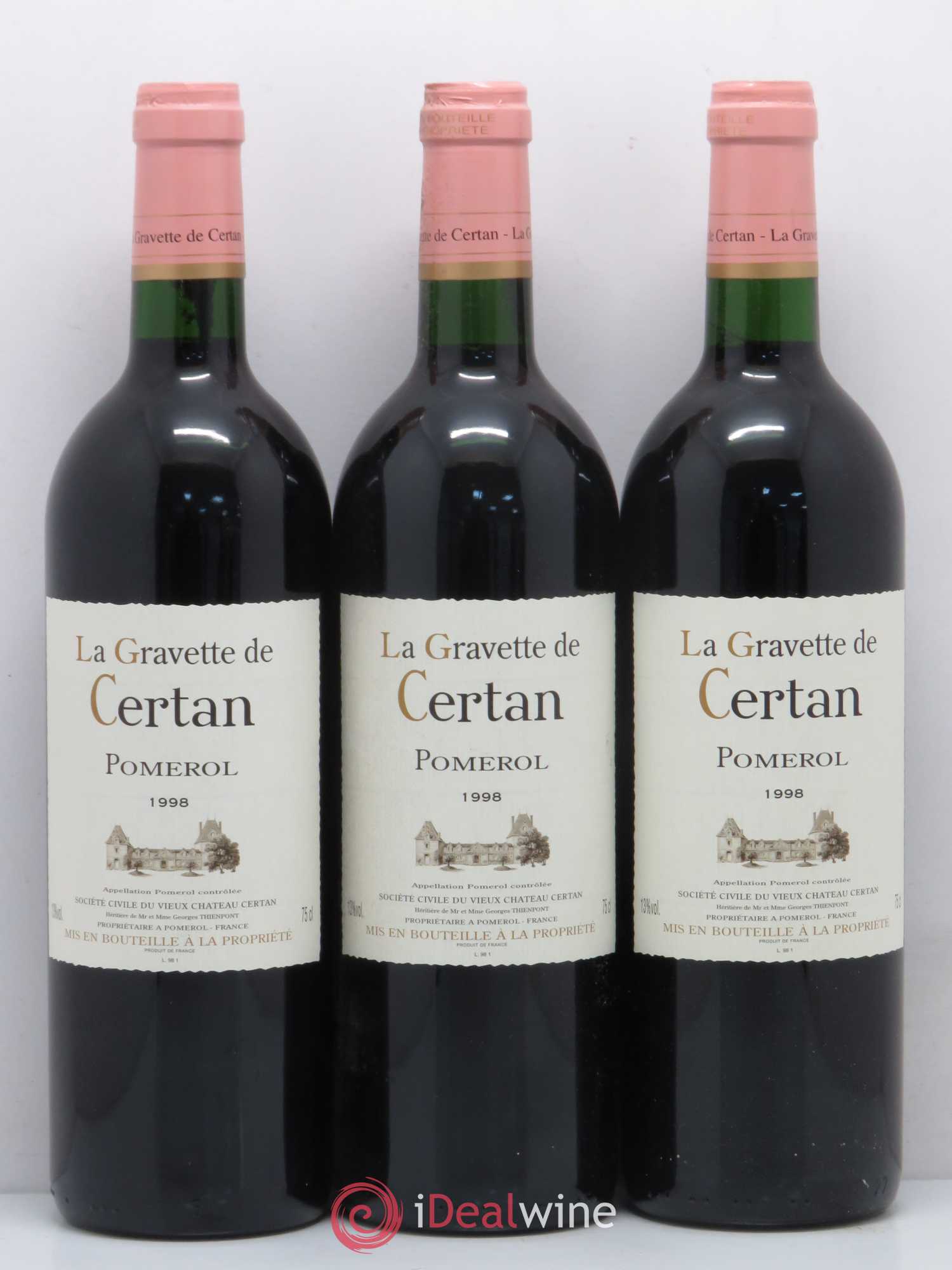 La Gravette de Certan 1998 - Lot de 12 bouteilles - 3