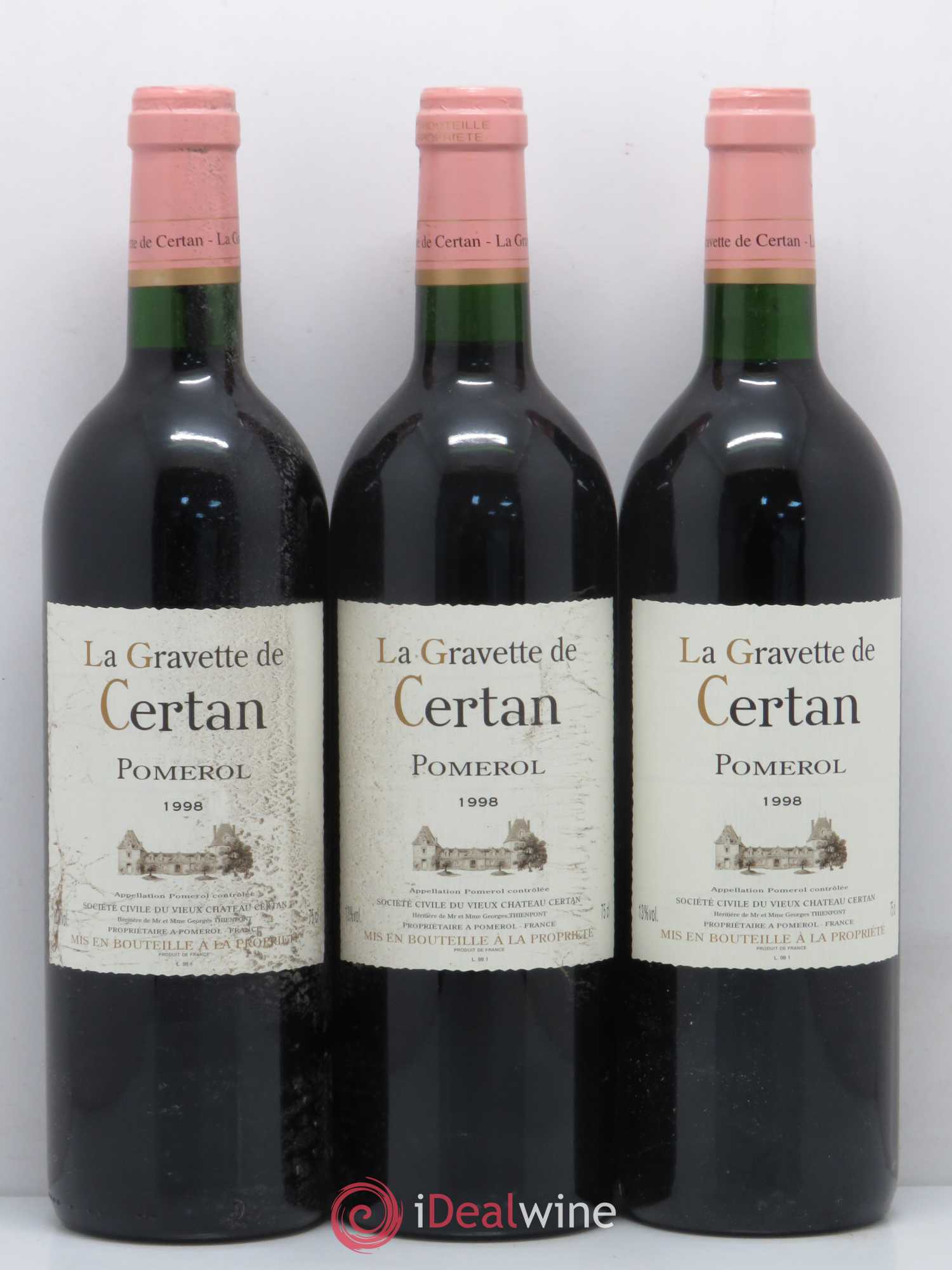 La Gravette de Certan 1998 - Lot de 12 bouteilles - 4