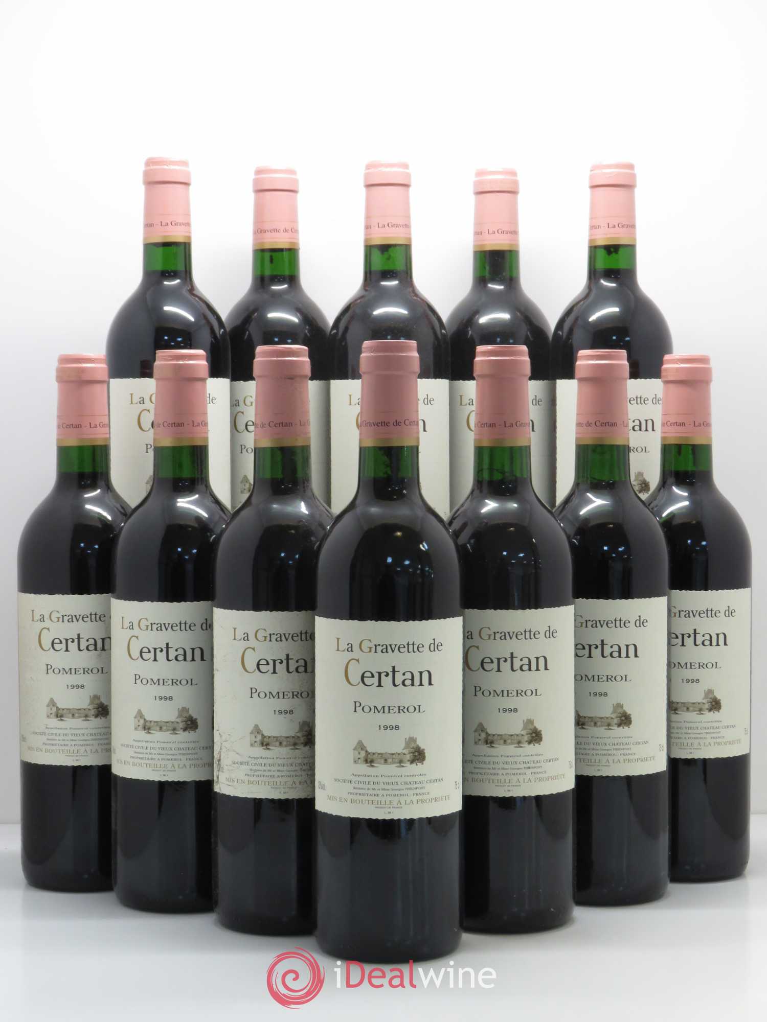 La Gravette de Certan 1998 - Lot de 12 bouteilles - 0