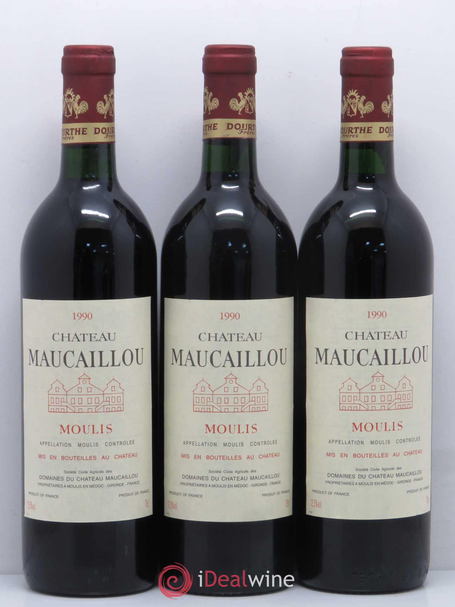 Château Maucaillou 1990 - Lot de 12 bouteilles - 2