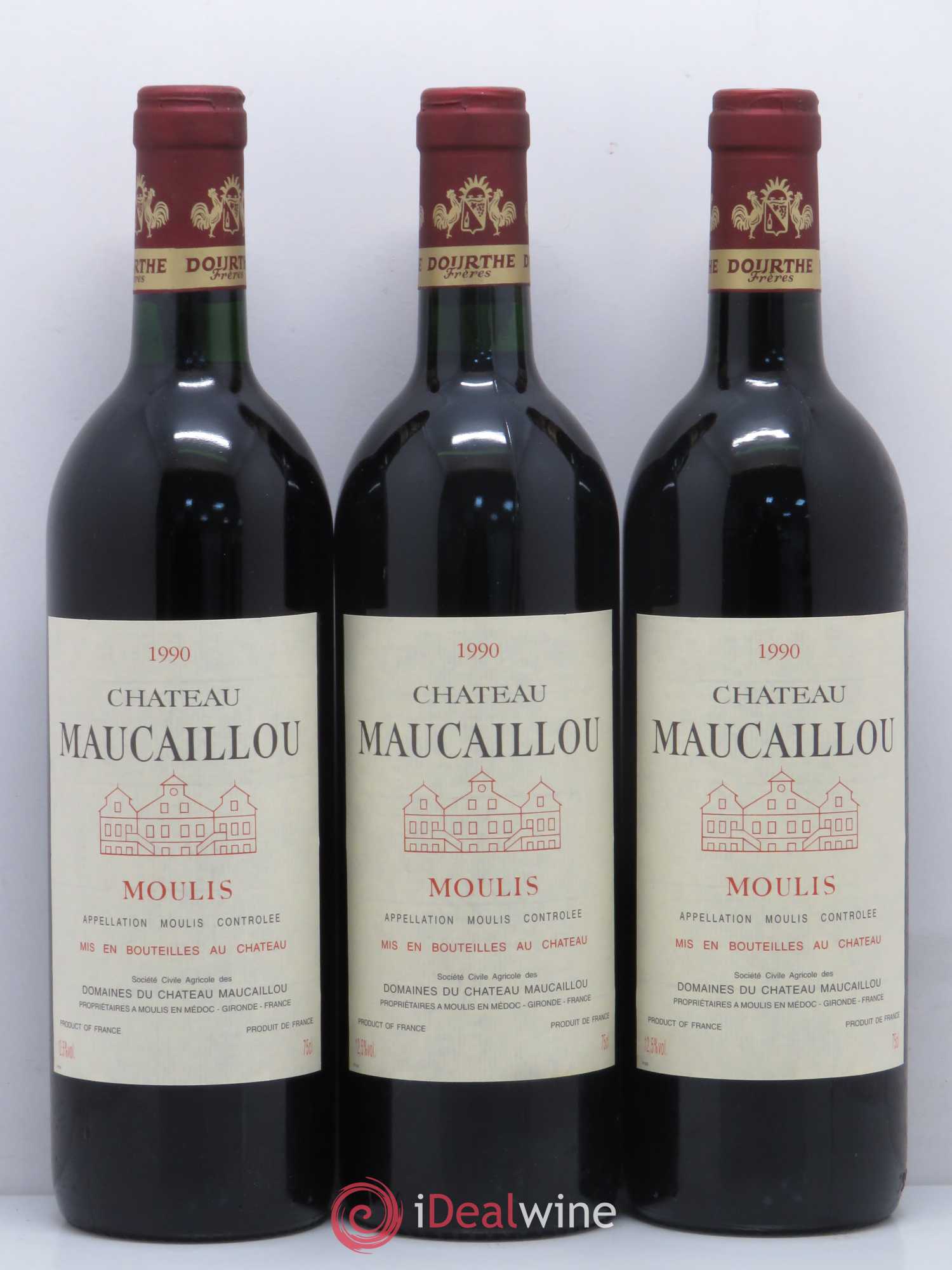 Château Maucaillou 1990 - Lot de 12 bouteilles - 3