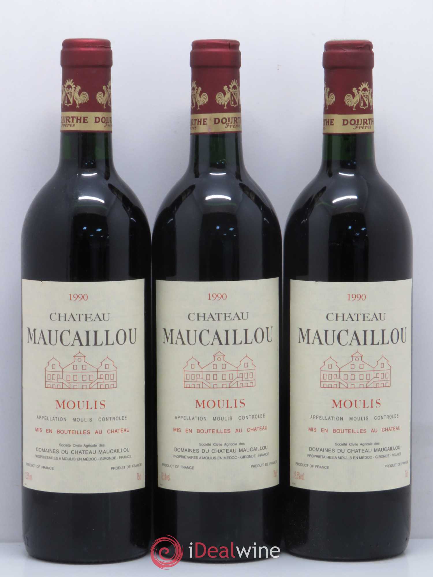 Château Maucaillou 1990 - Lot de 12 bouteilles - 4