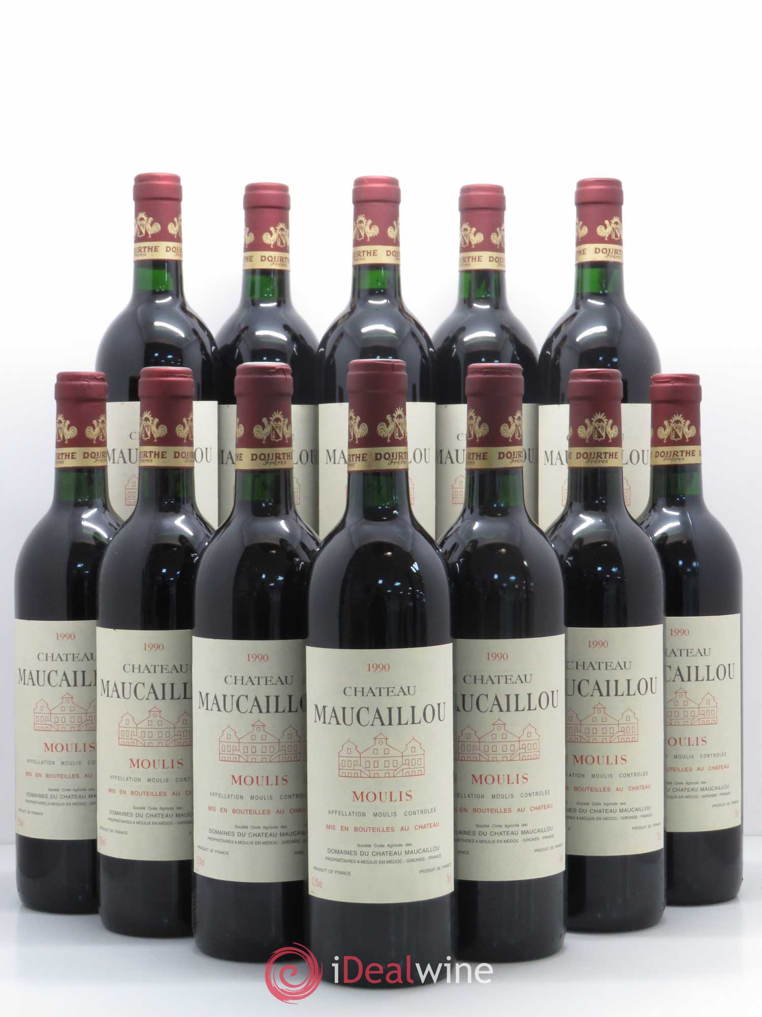 Château Maucaillou 1990 - Lot de 12 bouteilles - 0