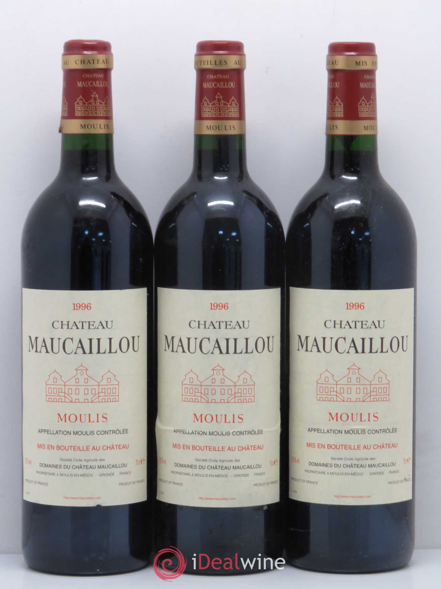 Château Maucaillou 1996 - Lot de 12 bouteilles - 1