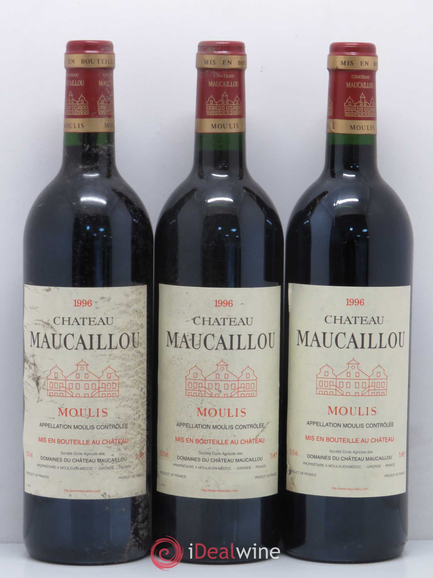 Château Maucaillou 1996 - Lot de 12 bouteilles - 2