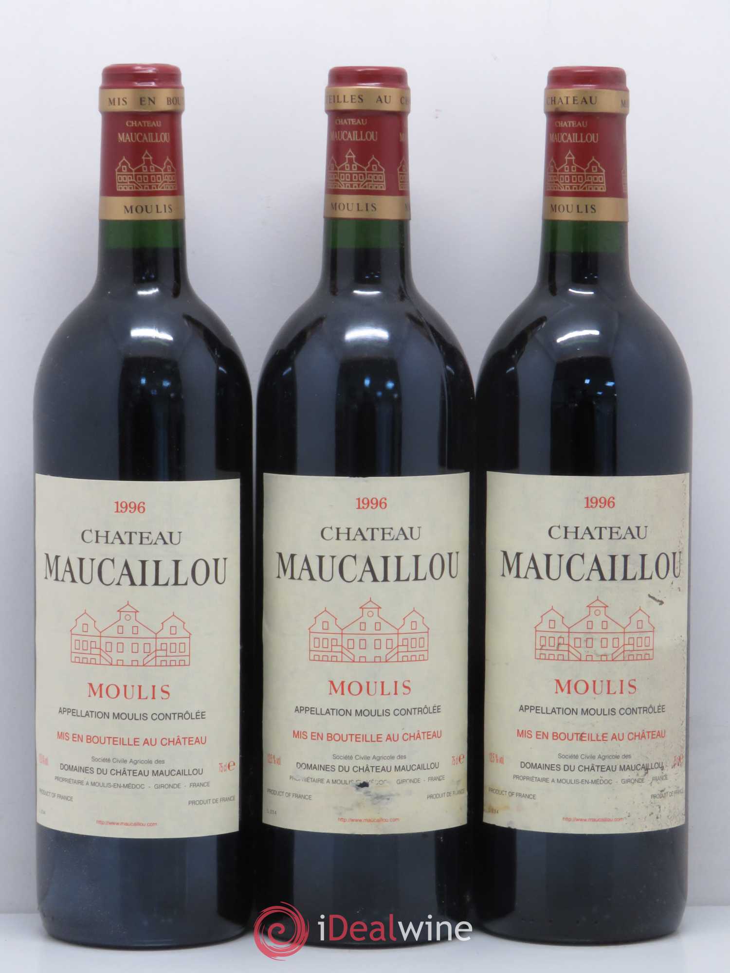 Château Maucaillou 1996 - Lot de 12 bouteilles - 3