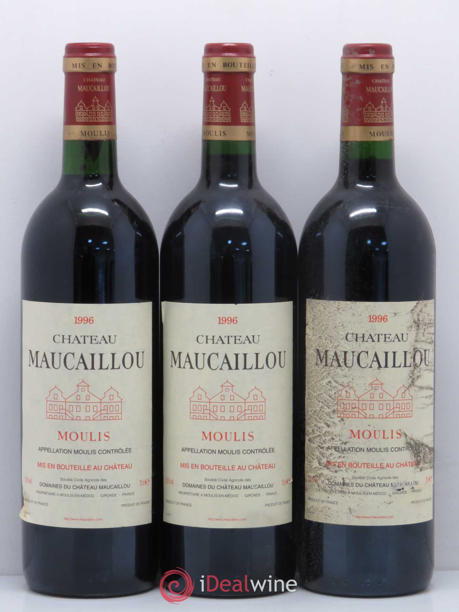Château Maucaillou 1996 - Lot de 12 bouteilles - 4