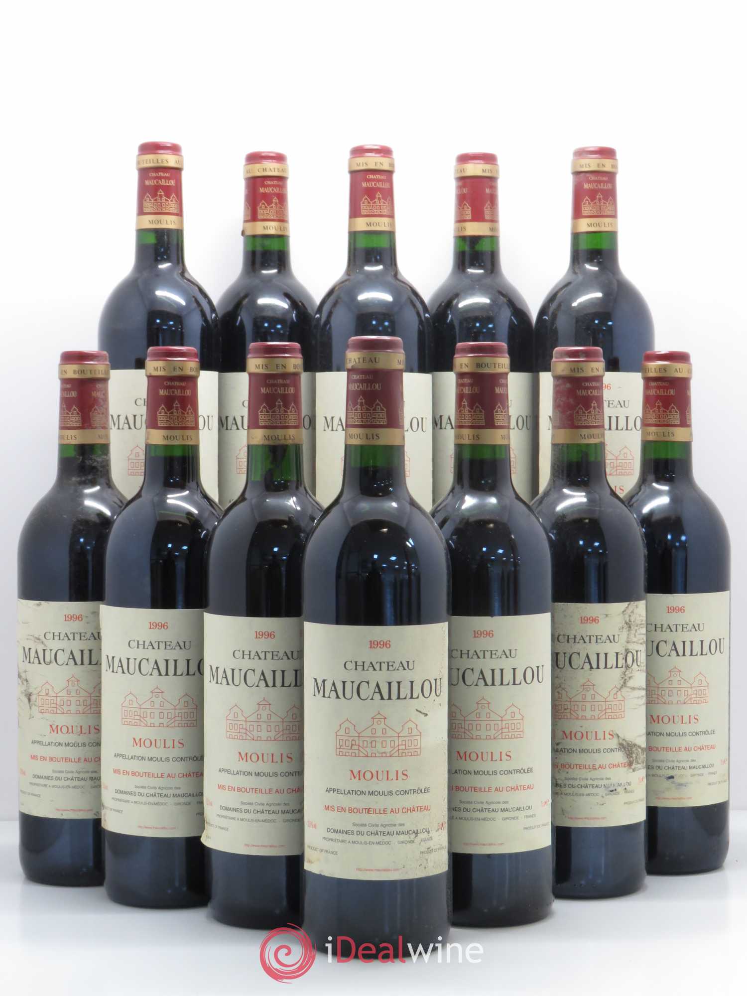 Château Maucaillou 1996 - Lot de 12 bouteilles - 0