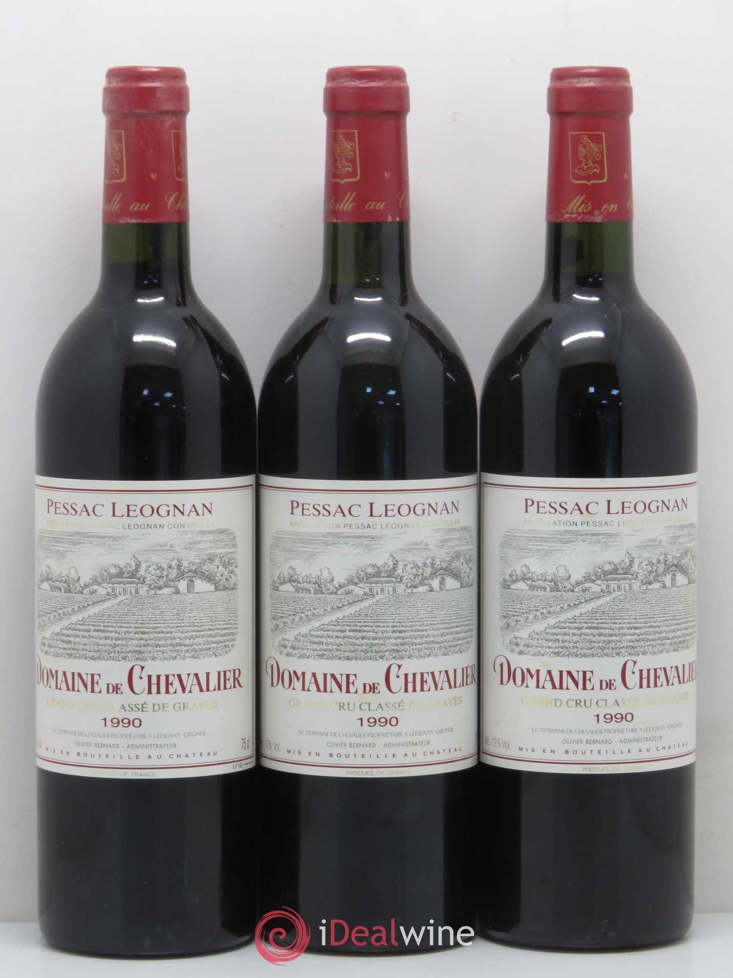 Domaine de Chevalier Cru Classé de Graves 1990 - Lot de 12 bouteilles - 2