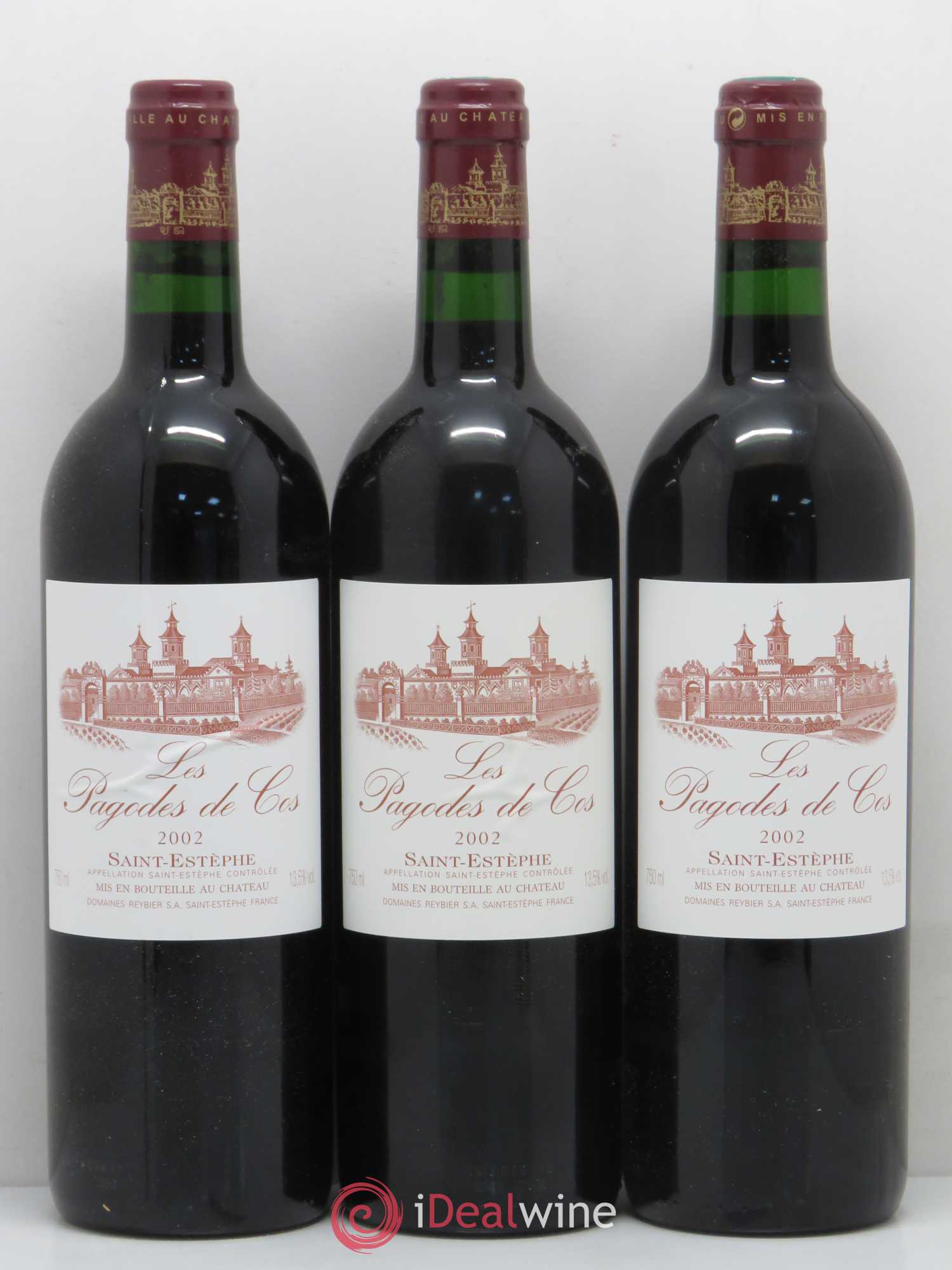 Les Pagodes de Cos Second Vin 2002 - Posten von 12 Flaschen - 3