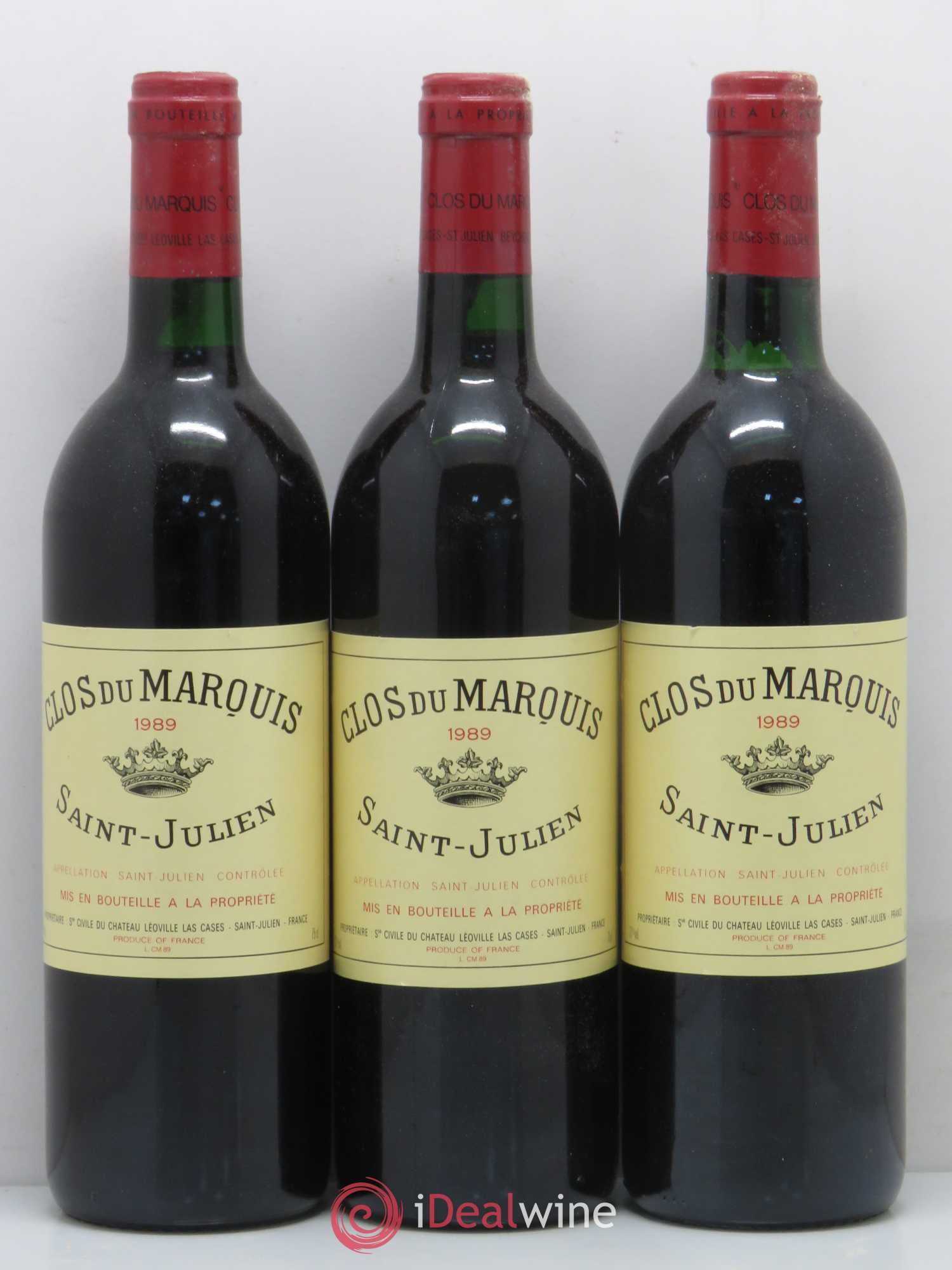 Clos du Marquis 1989 - Lot de 12 bouteilles - 2