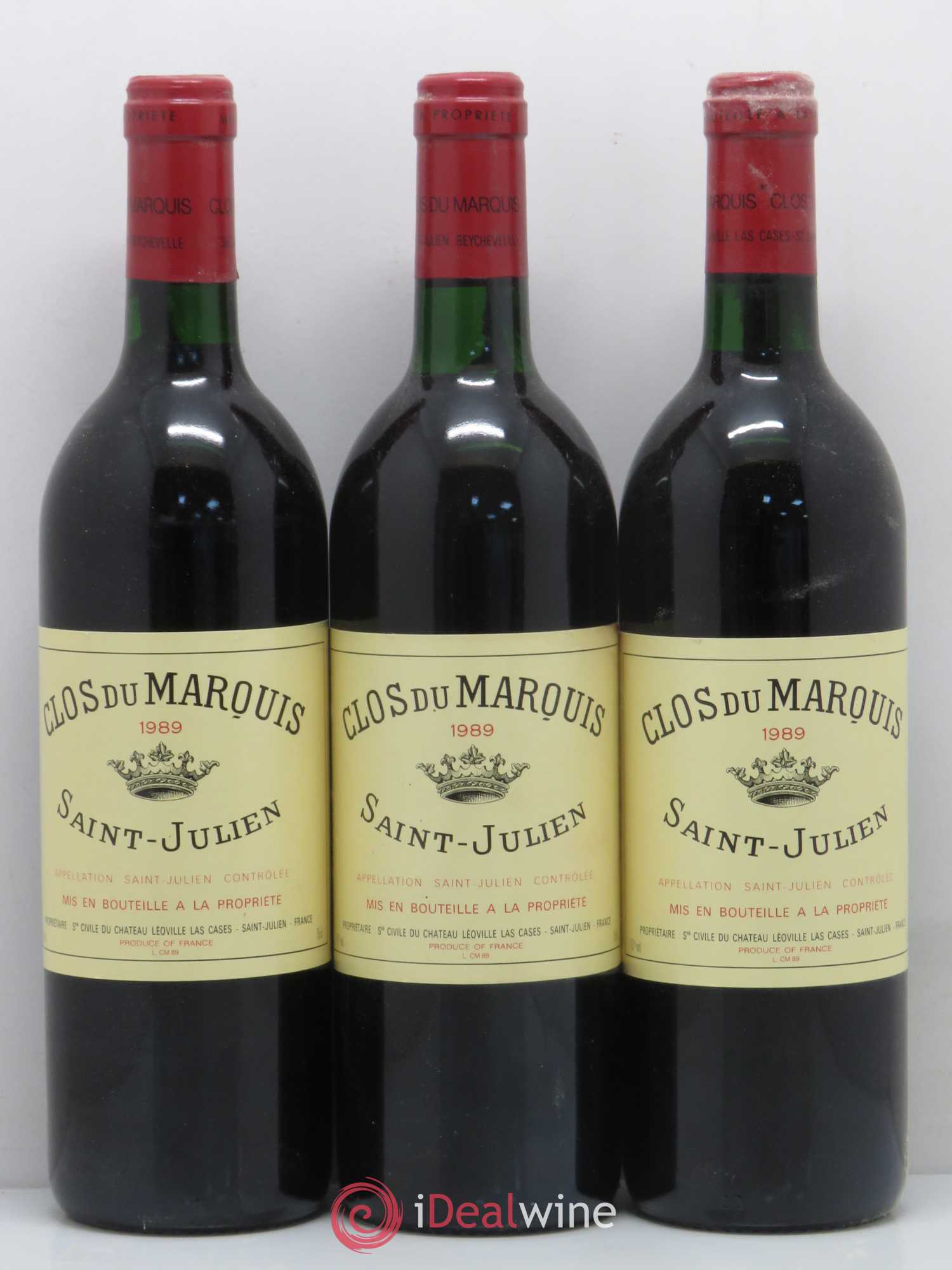 Clos du Marquis 1989 - Lot de 12 bouteilles - 4