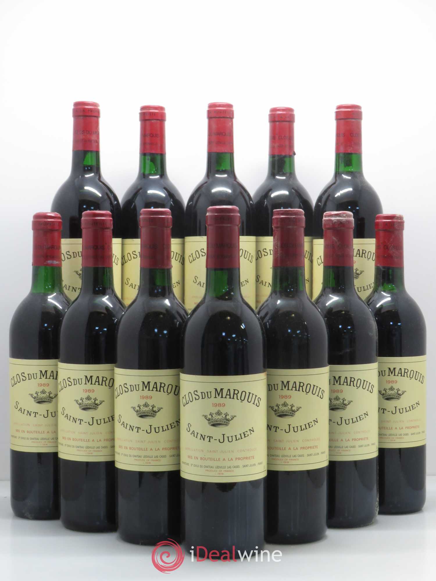 Clos du Marquis 1989 - Lot de 12 bouteilles - 0