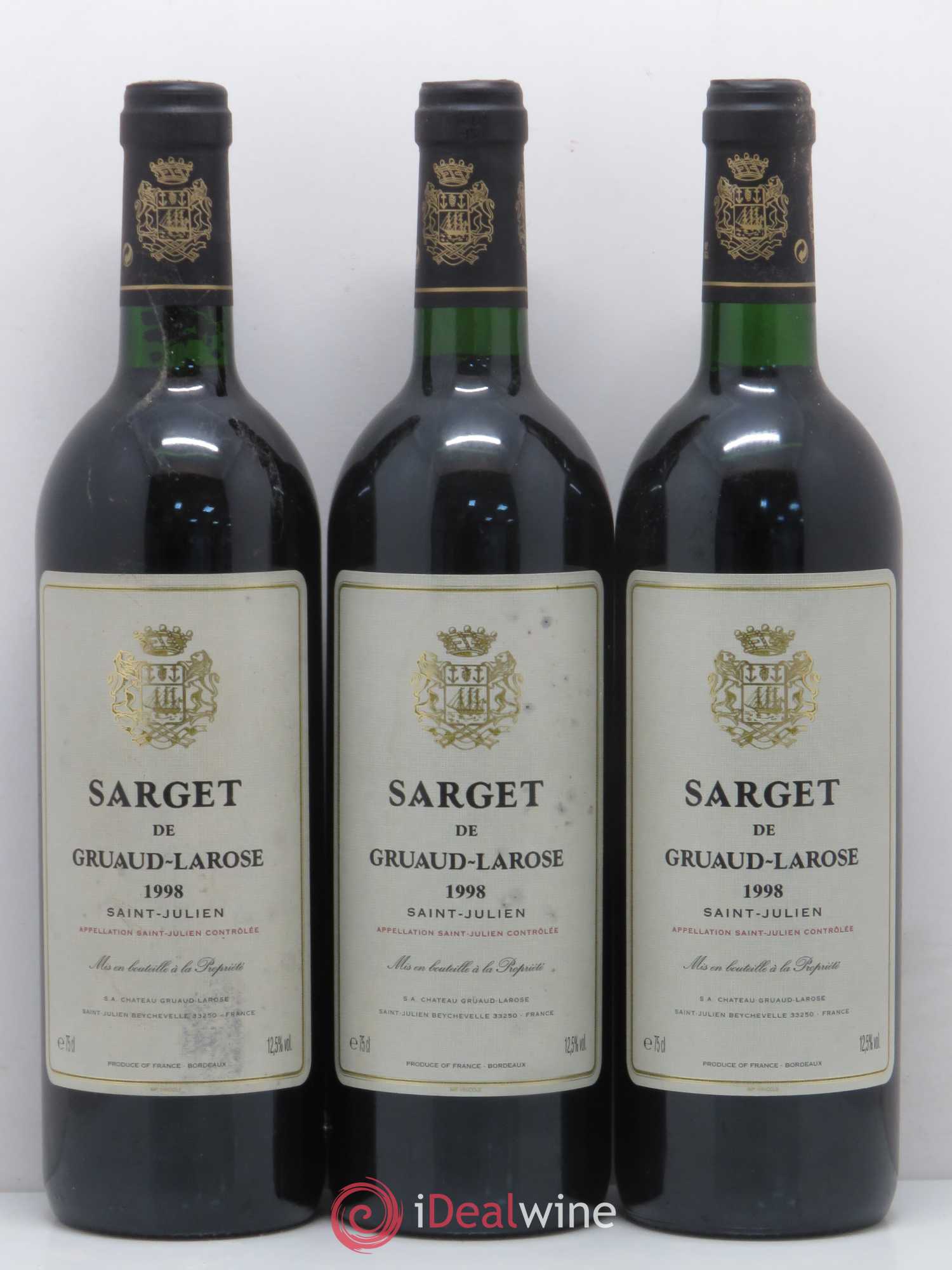 Sarget de Gruaud Larose Second Vin 1998 - Lot de 12 bouteilles - 4