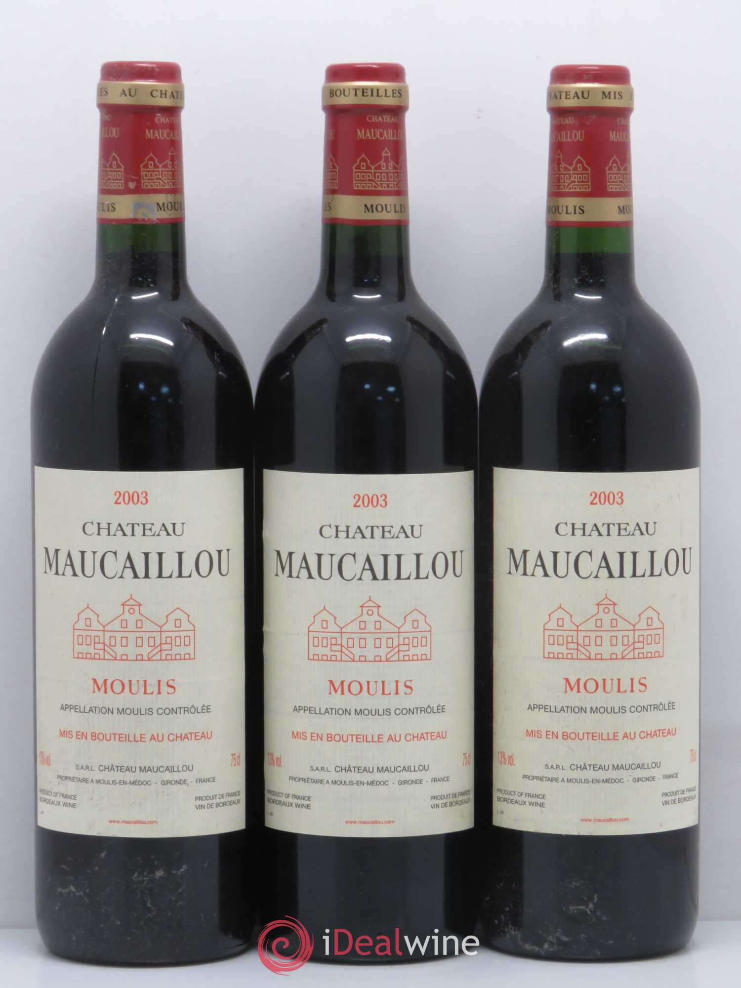 Château Maucaillou 2003 - Lot de 12 bouteilles - 3