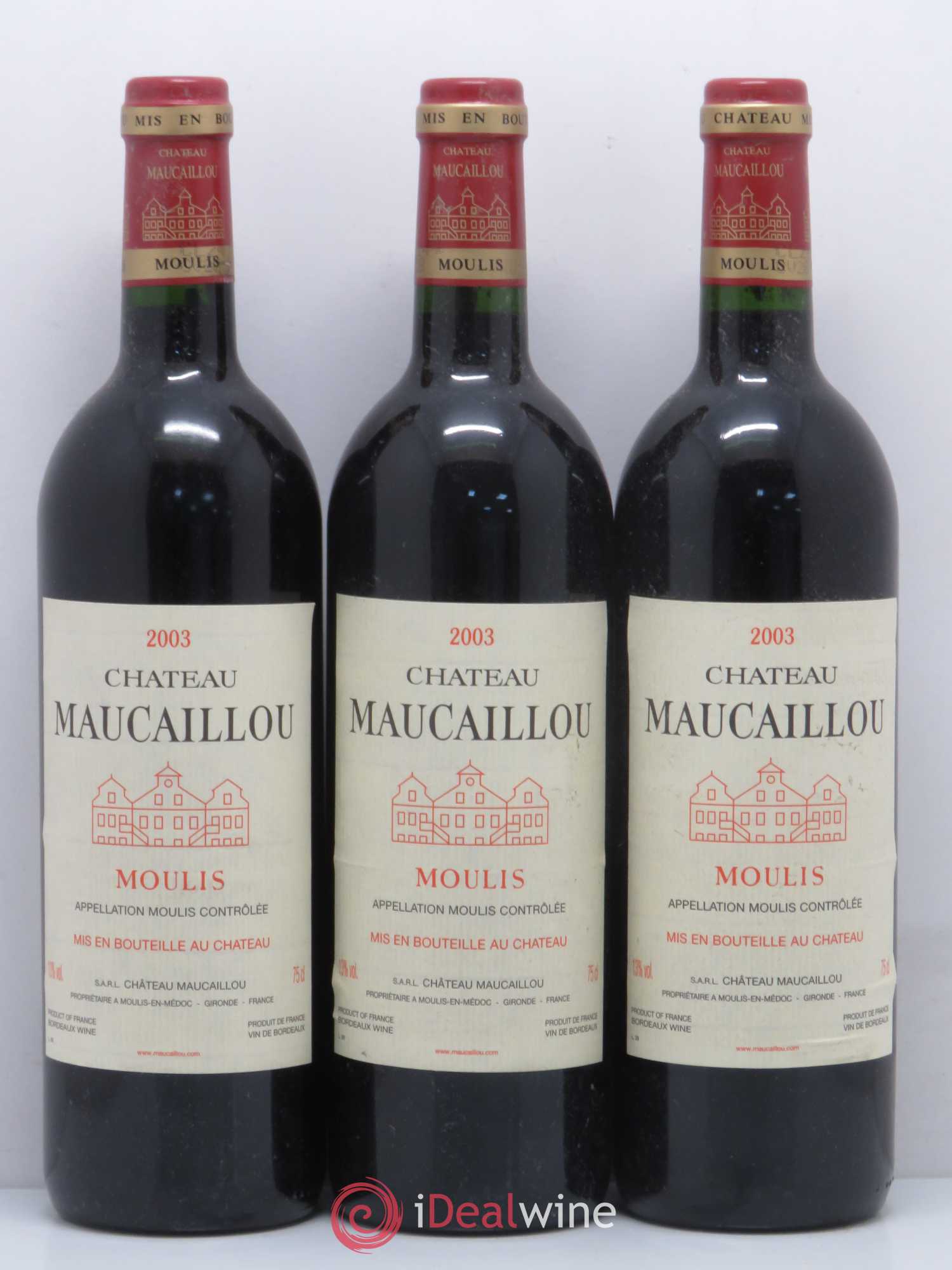 Château Maucaillou 2003 - Lot de 12 bouteilles - 4