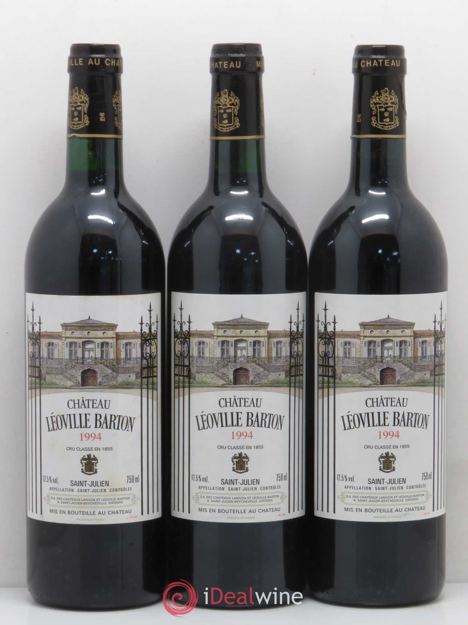 Château Léoville Barton 2ème Grand Cru Classé 1994 - Lot de 12 bouteilles - 3