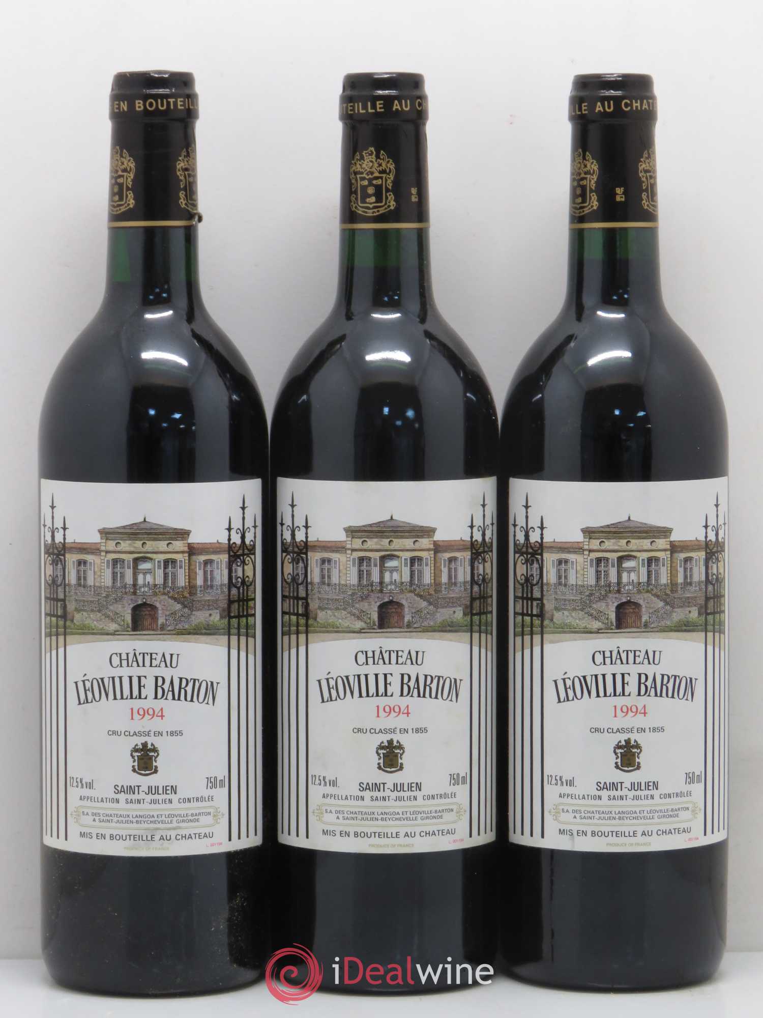 Château Léoville Barton 2ème Grand Cru Classé 1994 - Lot de 12 bouteilles - 4