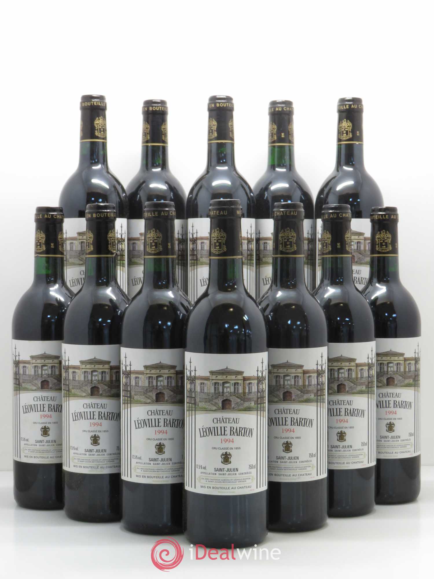 Château Léoville Barton 2ème Grand Cru Classé 1994 - Lot de 12 bouteilles - 0