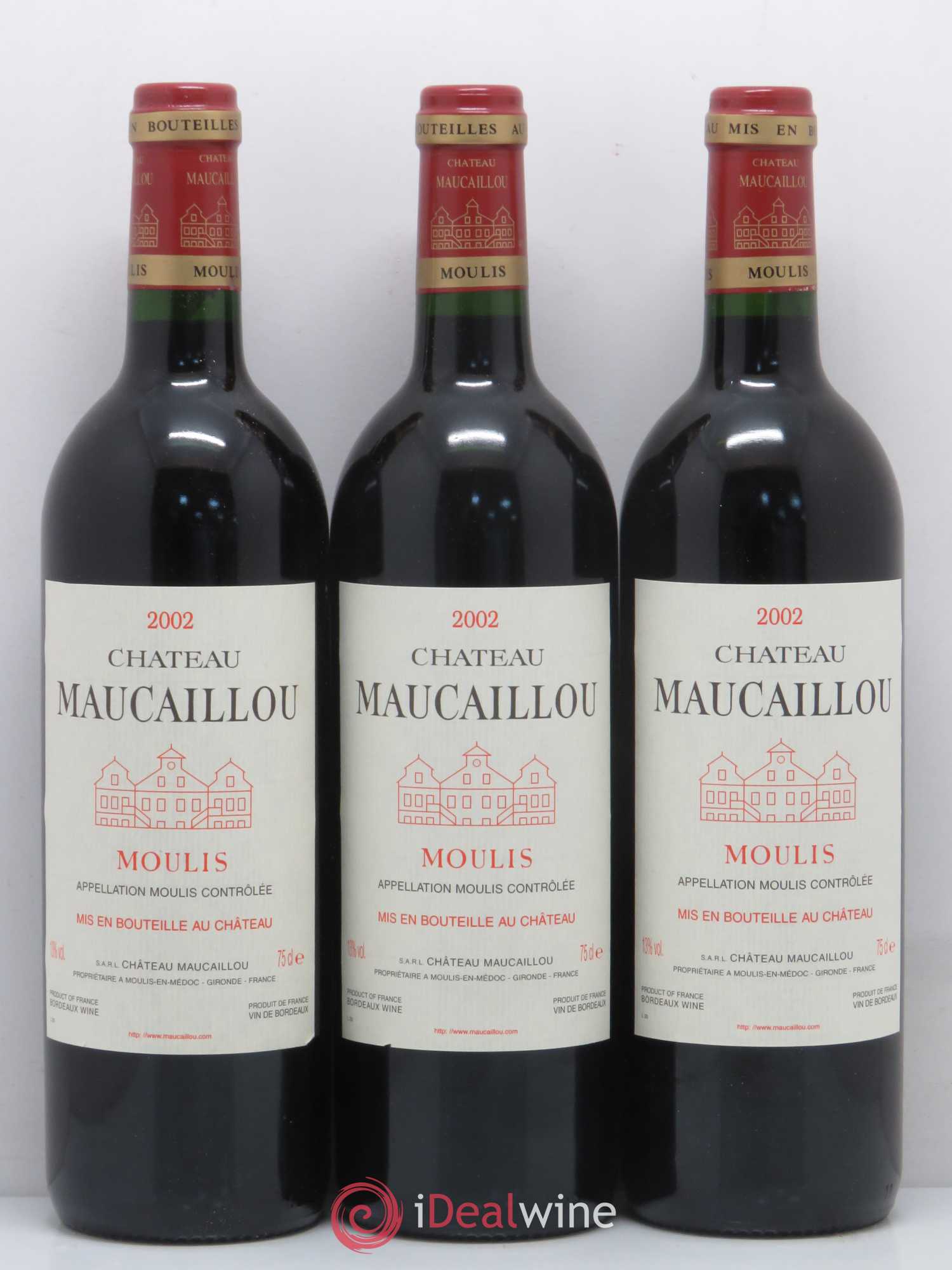 Château Maucaillou 2002 - Lot de 12 bouteilles - 1