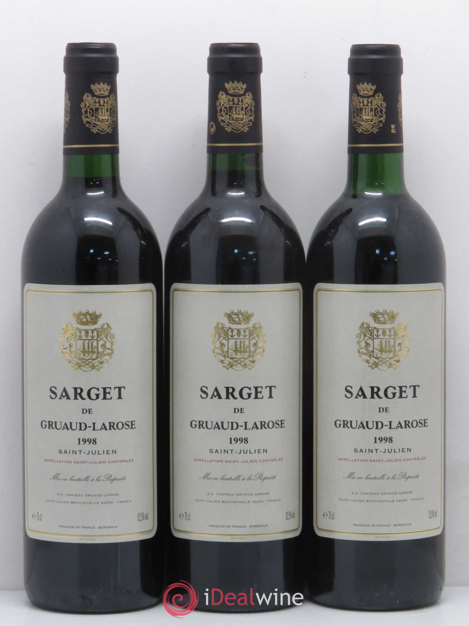 Sarget de Gruaud Larose Second Vin 1998 - Lot de 12 bouteilles - 3