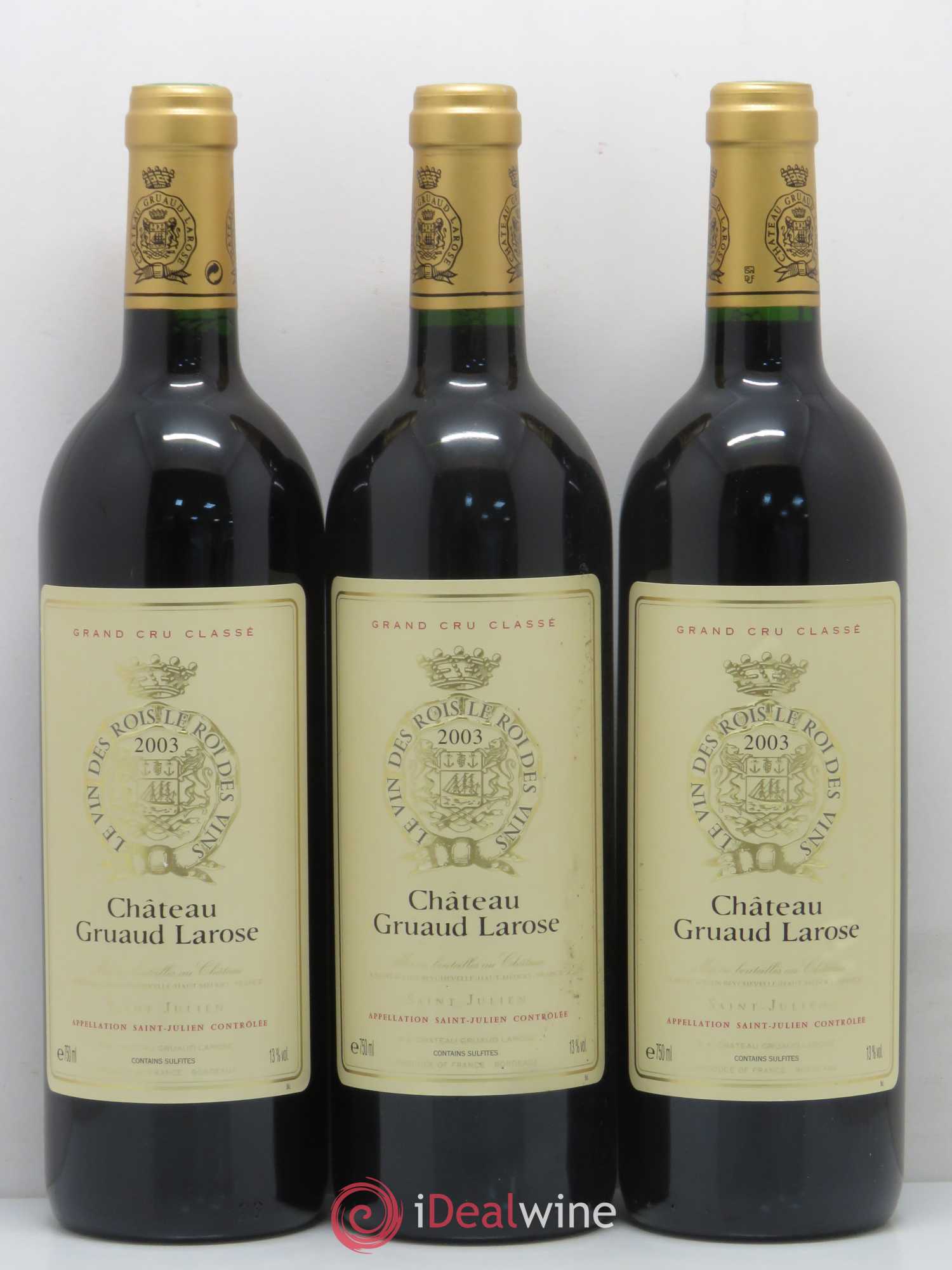 Château Gruaud Larose 2ème Grand Cru Classé 2003 - Lot de 12 bouteilles - 2