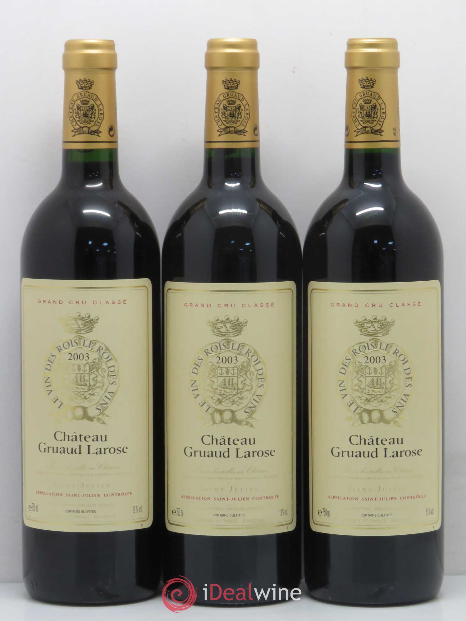 Château Gruaud Larose 2ème Grand Cru Classé 2003 - Lot de 12 bouteilles - 3