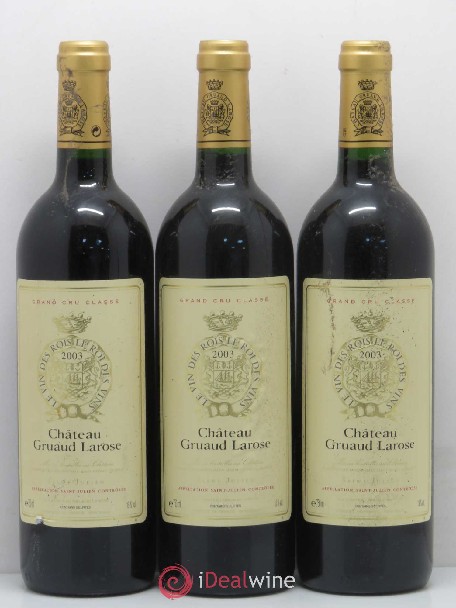 Château Gruaud Larose 2ème Grand Cru Classé 2003 - Lot de 12 bouteilles - 4