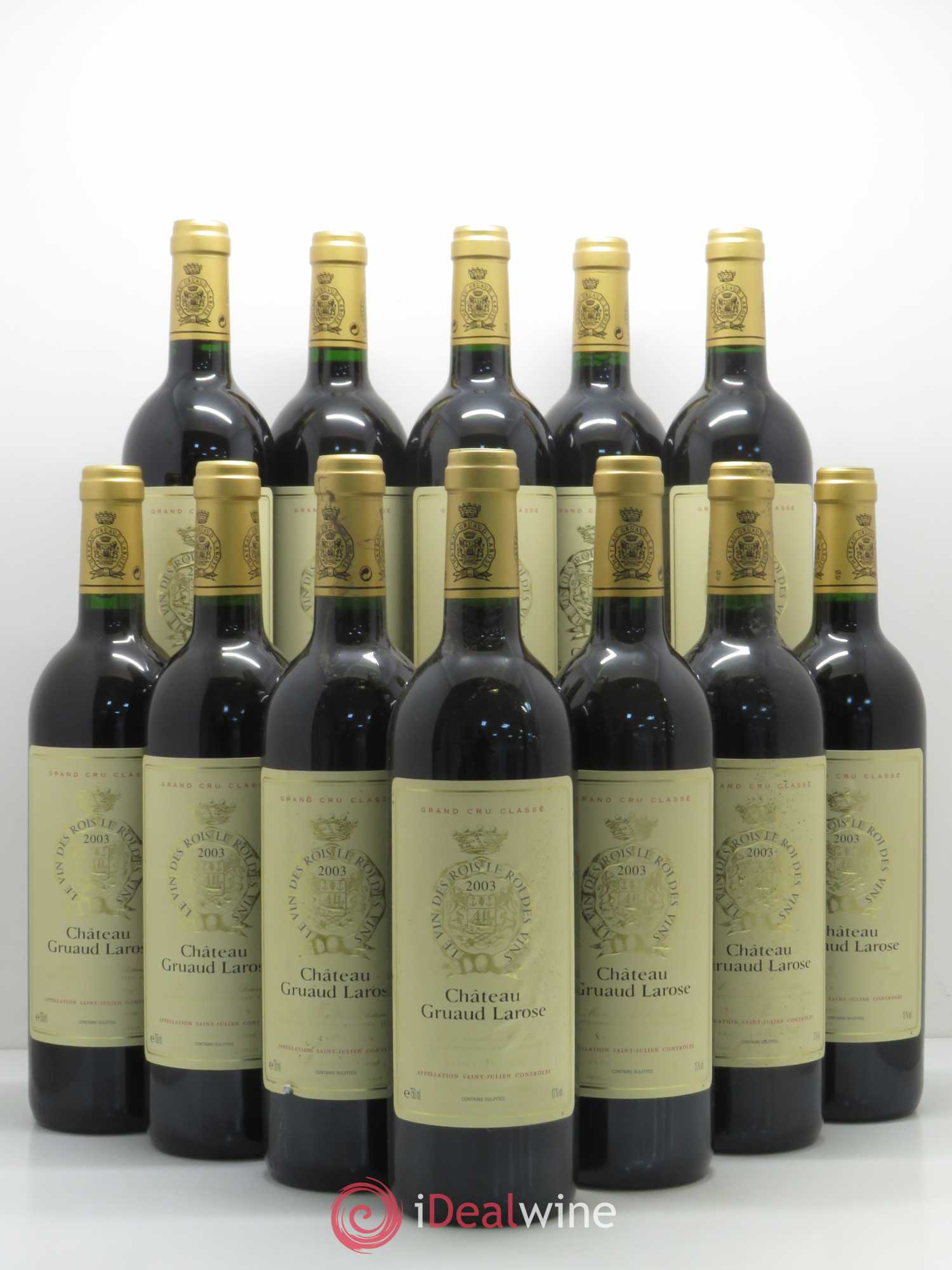 Château Gruaud Larose 2ème Grand Cru Classé 2003 - Lot de 12 bouteilles - 0