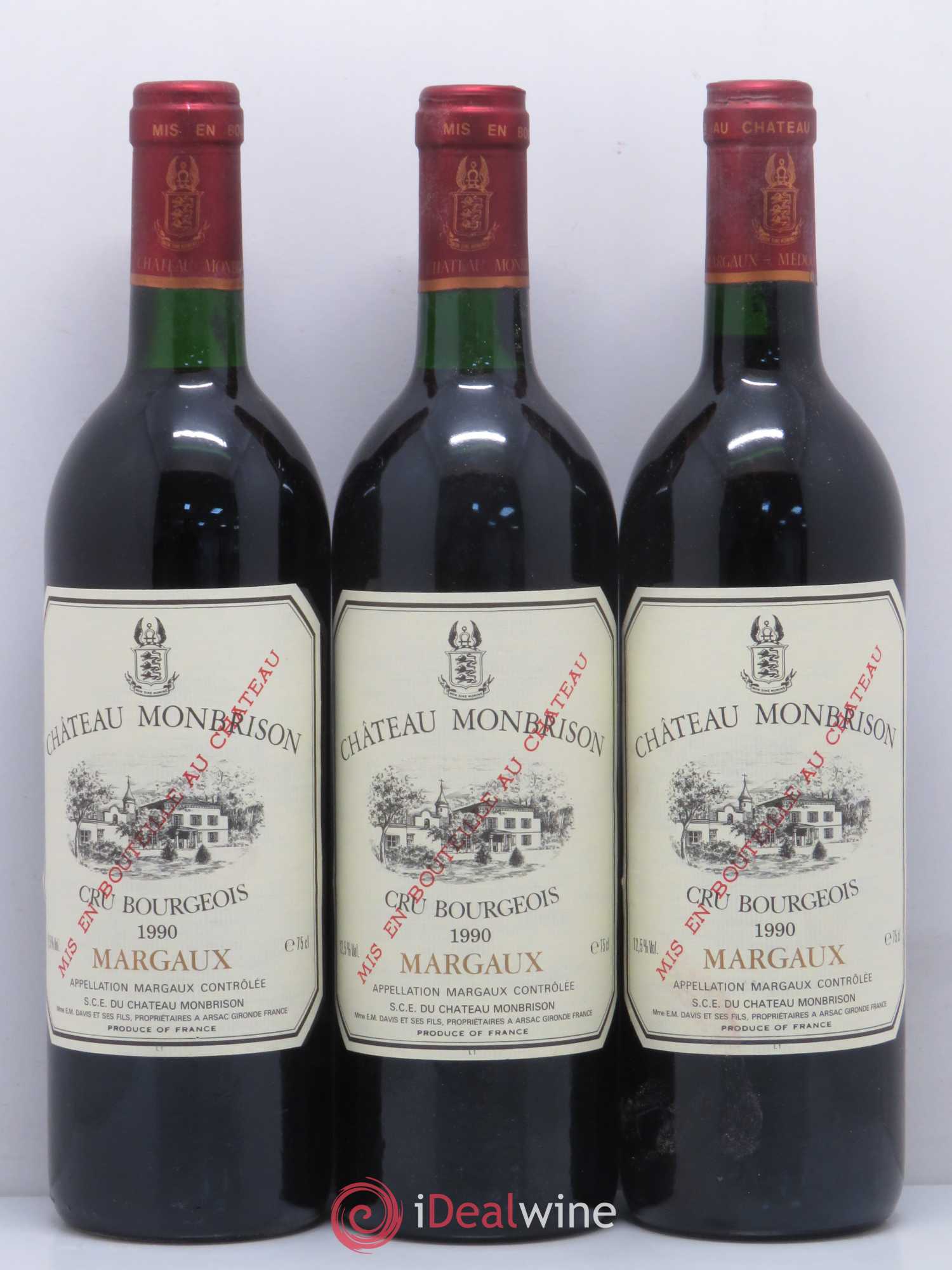 Château Monbrison 1990 - Lot de 12 bouteilles - 2