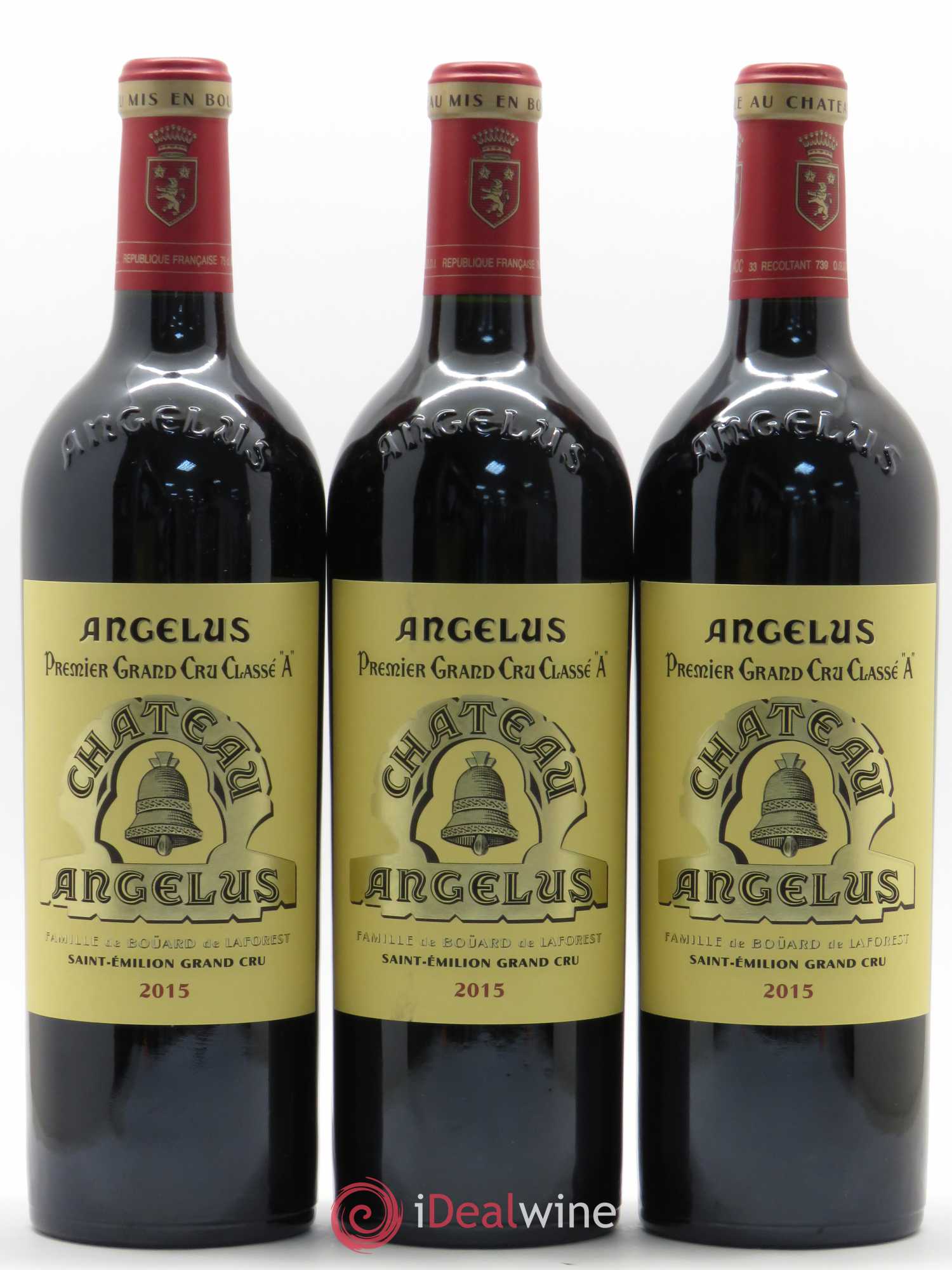 Château Angélus 1er Grand Cru Classé A 2015 - Lot de 12 bouteilles - 1