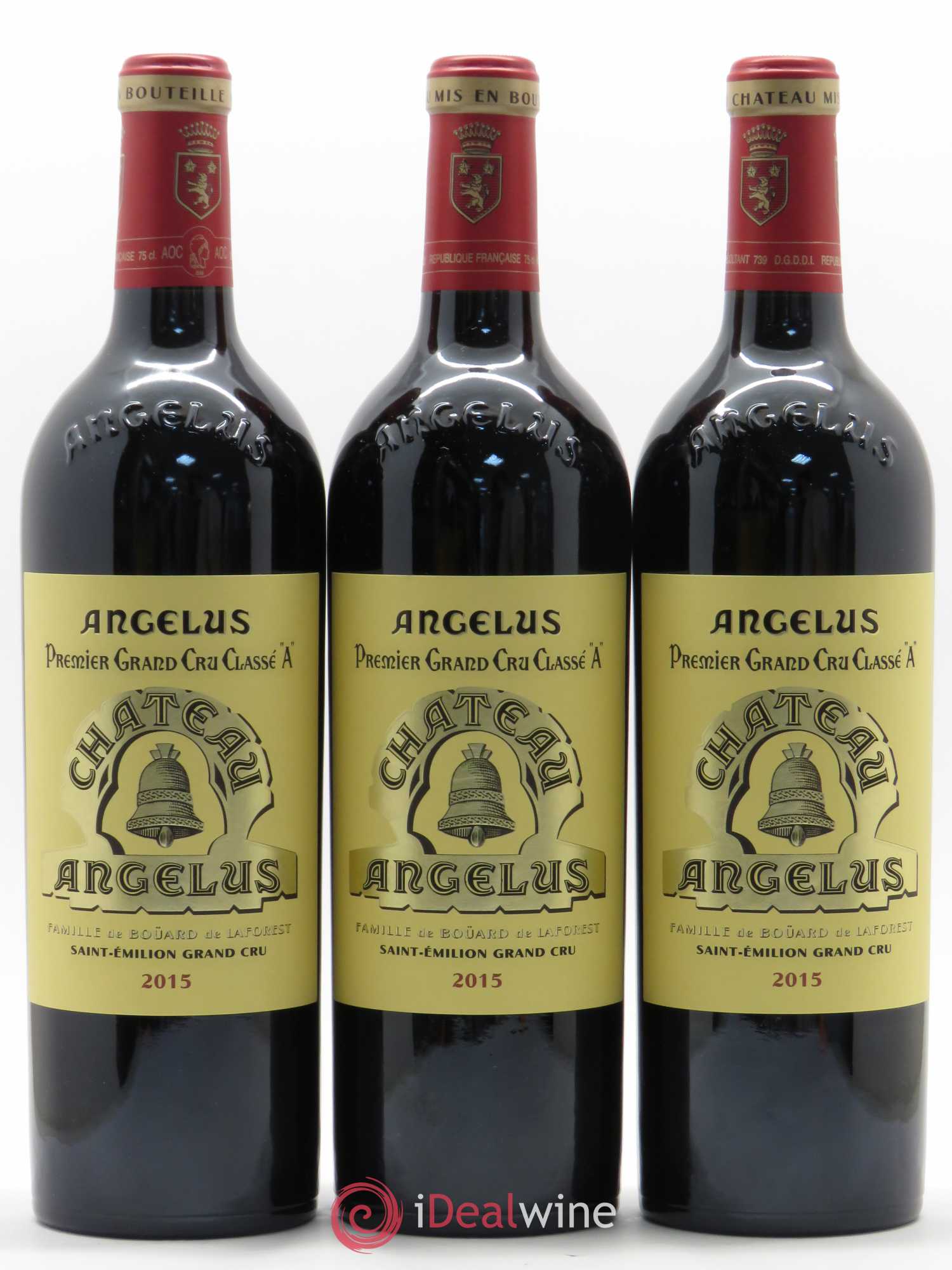 Château Angélus 1er Grand Cru Classé A 2015 - Lot de 6 bouteilles - 1