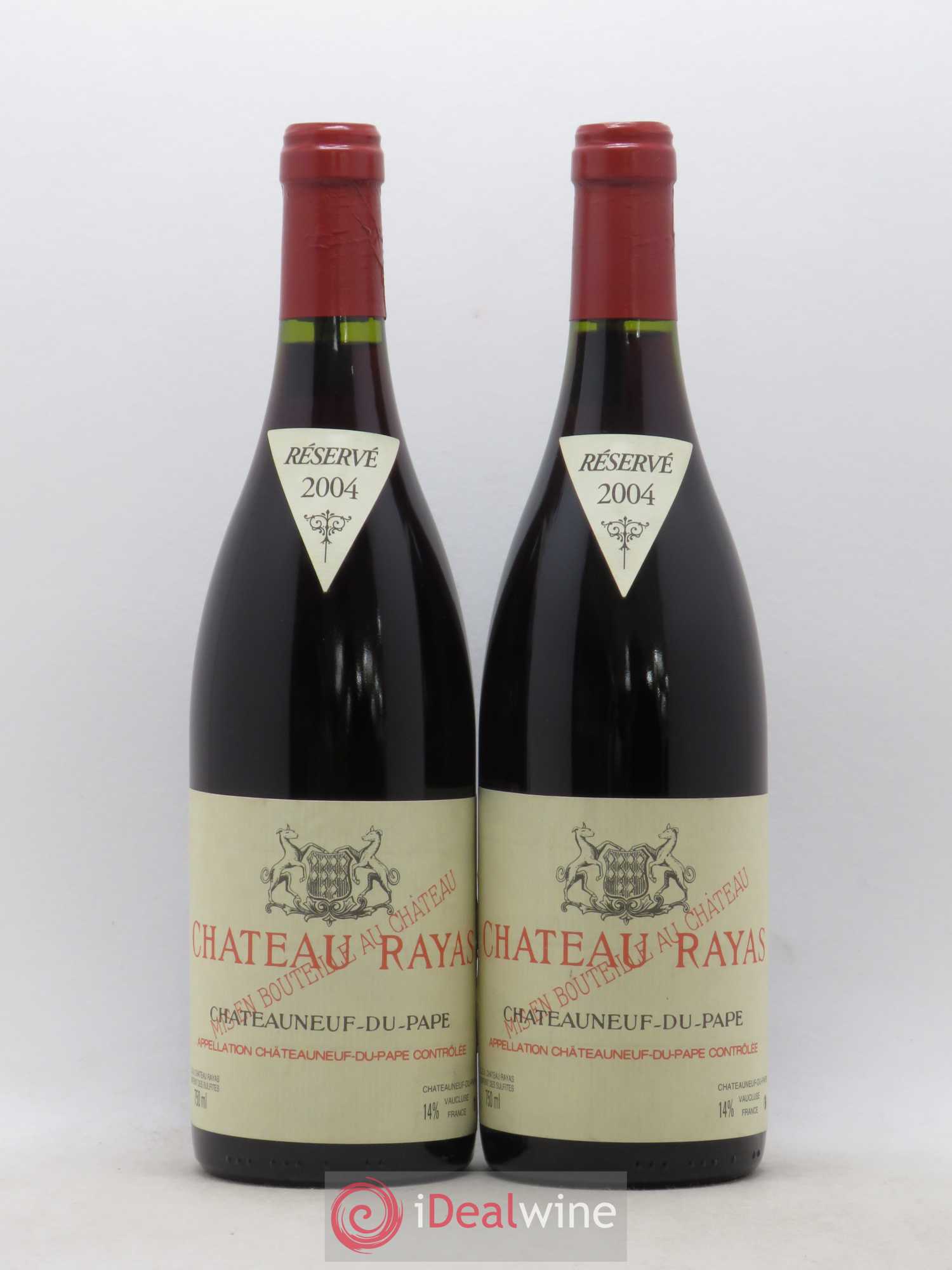 Châteauneuf-du-Pape Château Rayas Emmanuel Reynaud 2004 - Lot de 2 bouteilles - 0