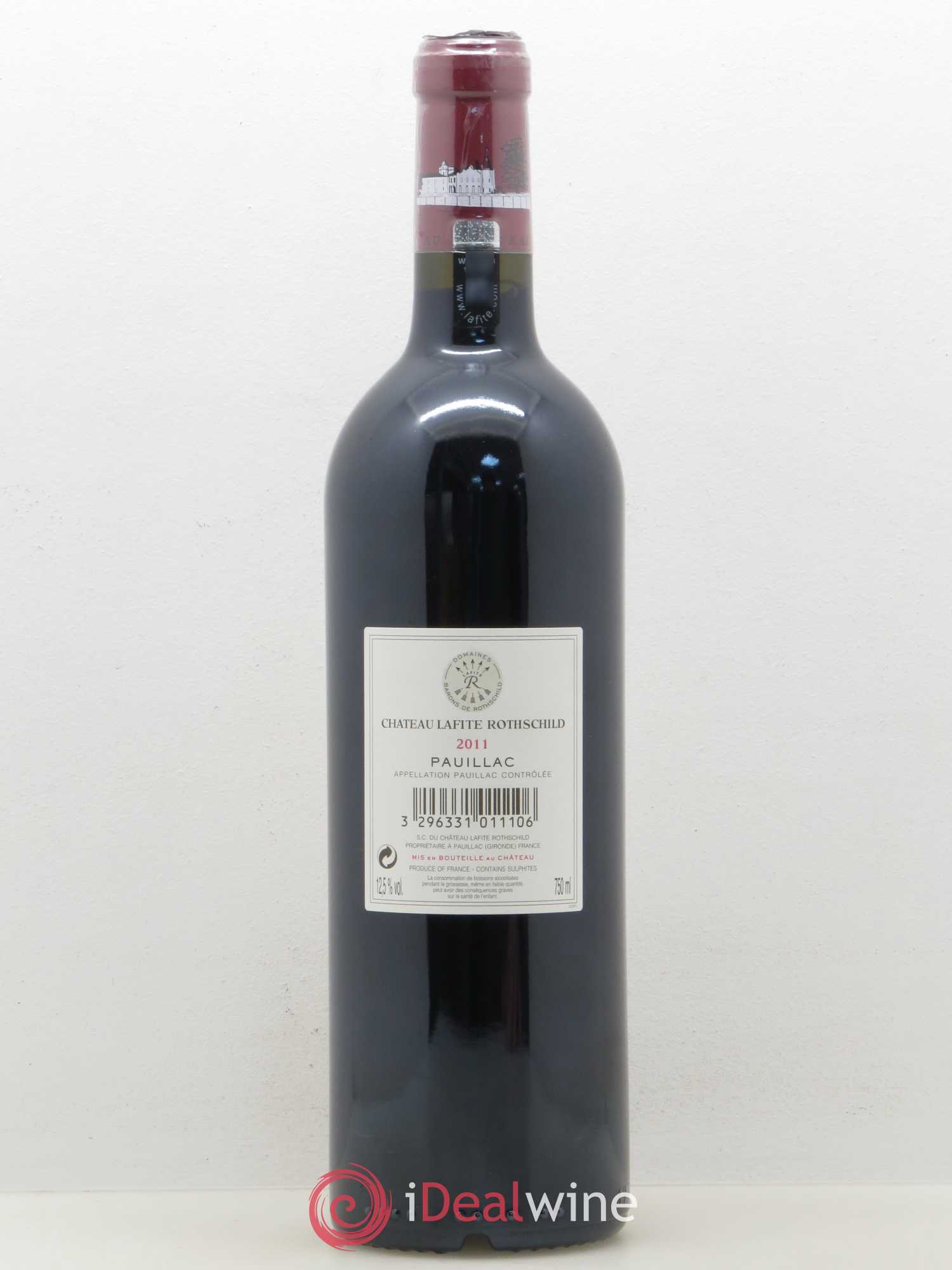 Château Lafite Rothschild 1er Grand Cru Classé 2011 - Lot de 1 bouteille - 1
