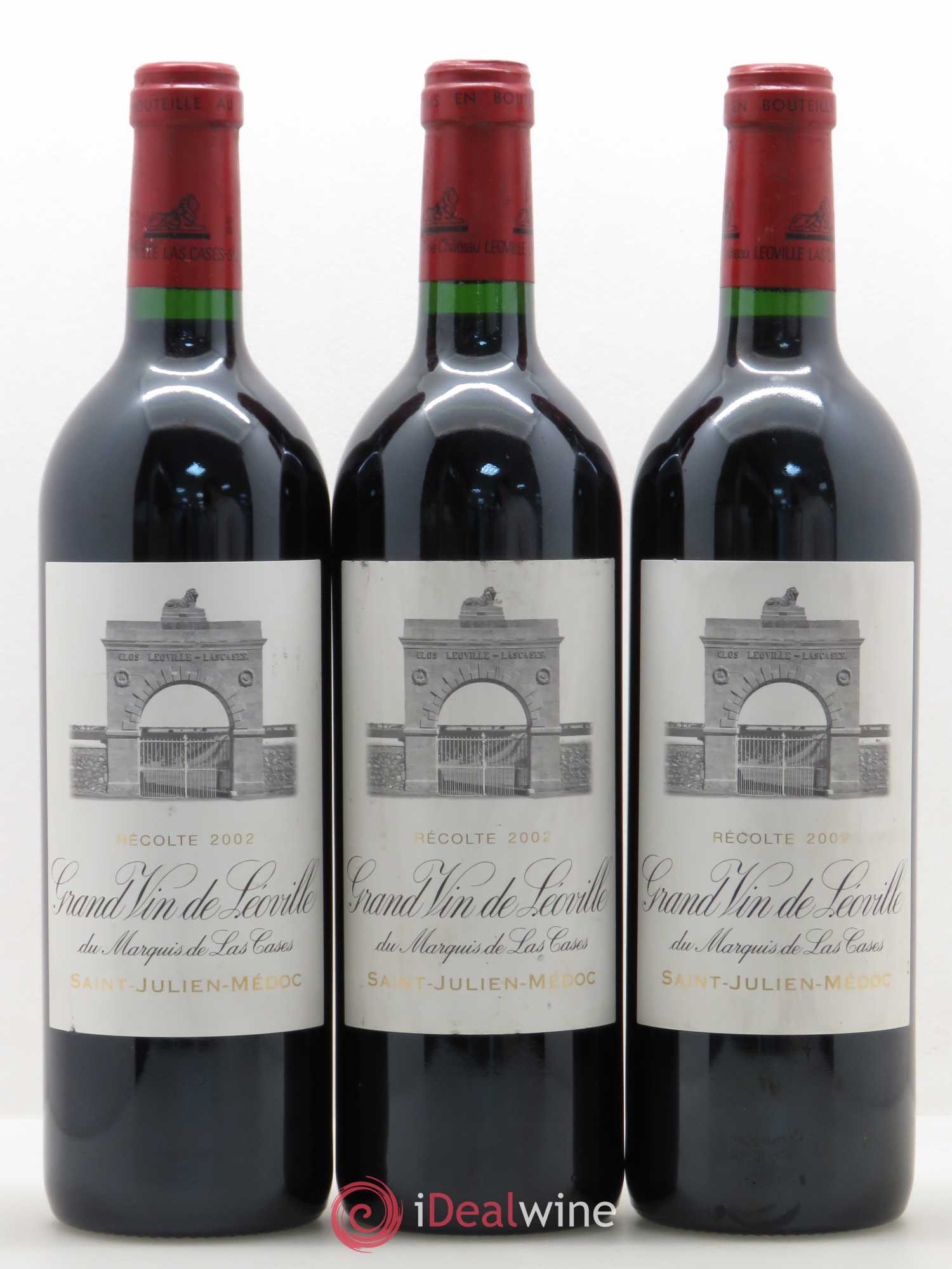 Château Léoville Las Cases 2ème Grand Cru Classé 2002 - Lot de 6 bouteilles - 2