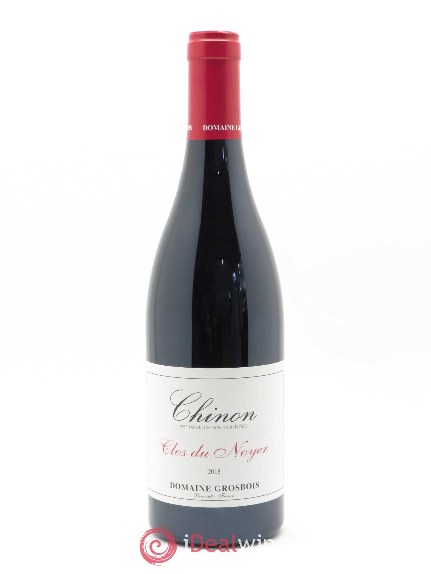 Chinon Clos du Noyer Domaine Grosbois 2018 - Lot de 1 bouteille - 0